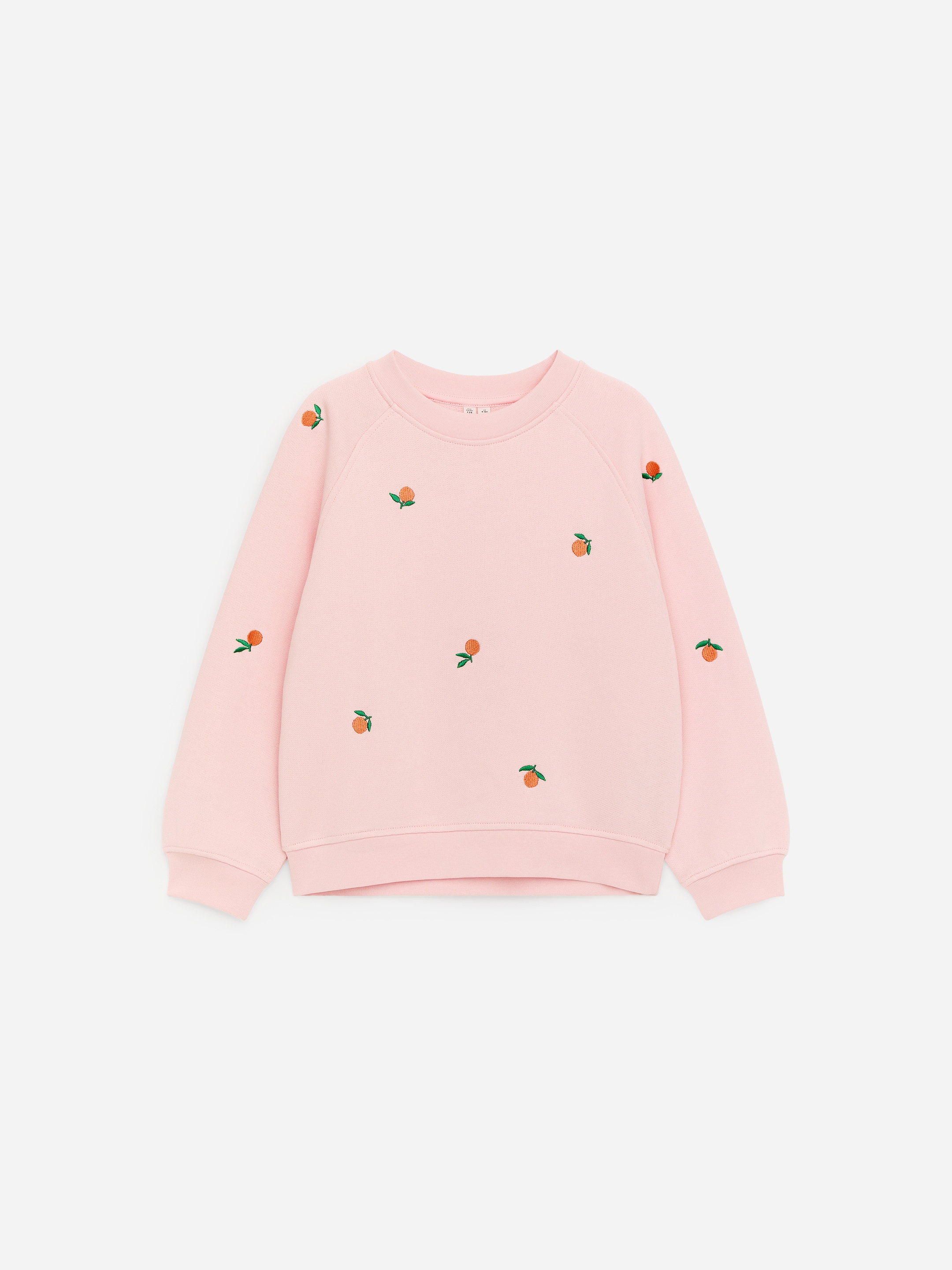 Embroidered Sweatshirt-#E8C4C6-18985
