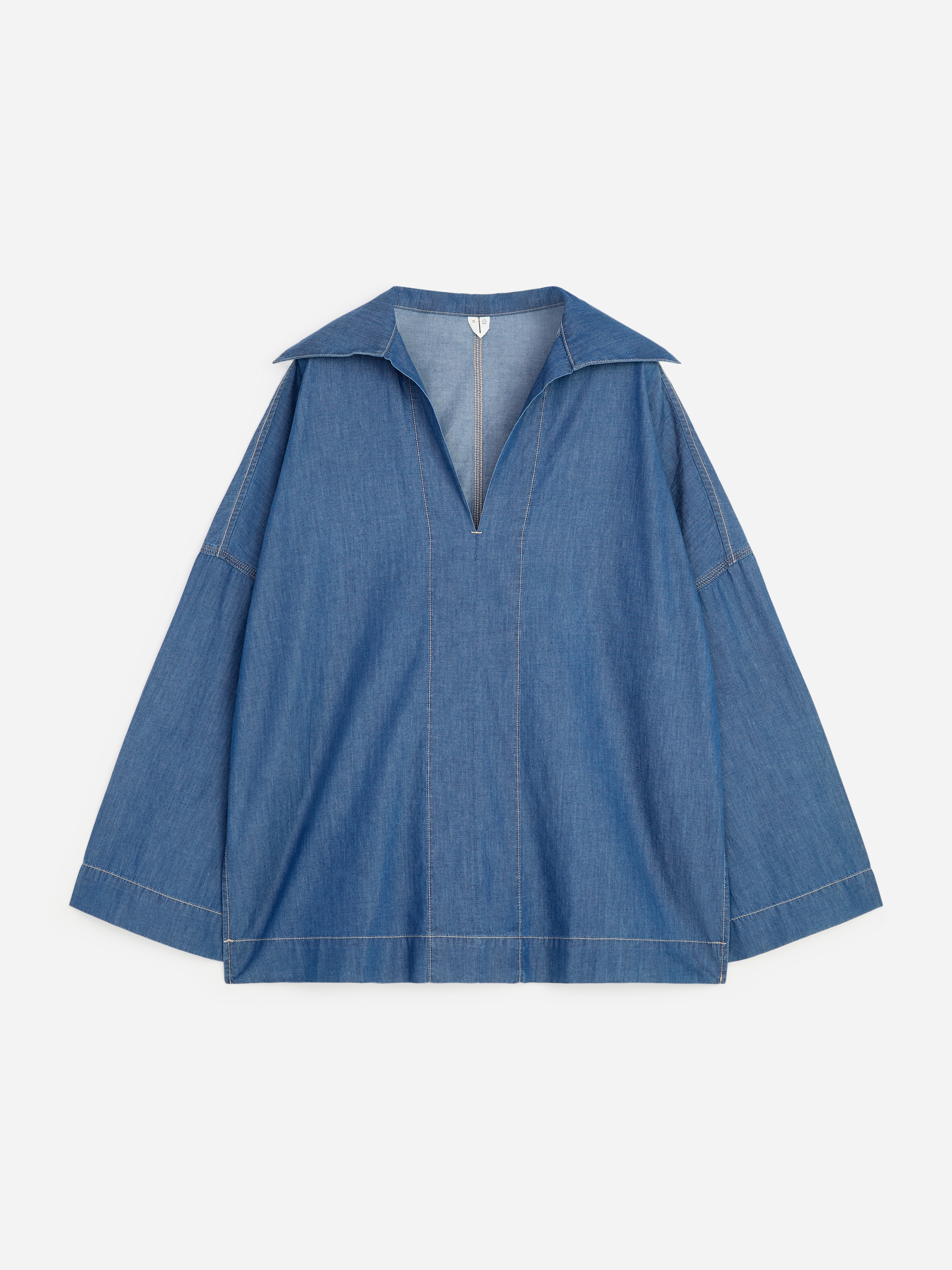 Camisa marinera estilo pop-over - Azul - Corte estándar - Women - StillMedia/DescriptiveStillLife - 1
