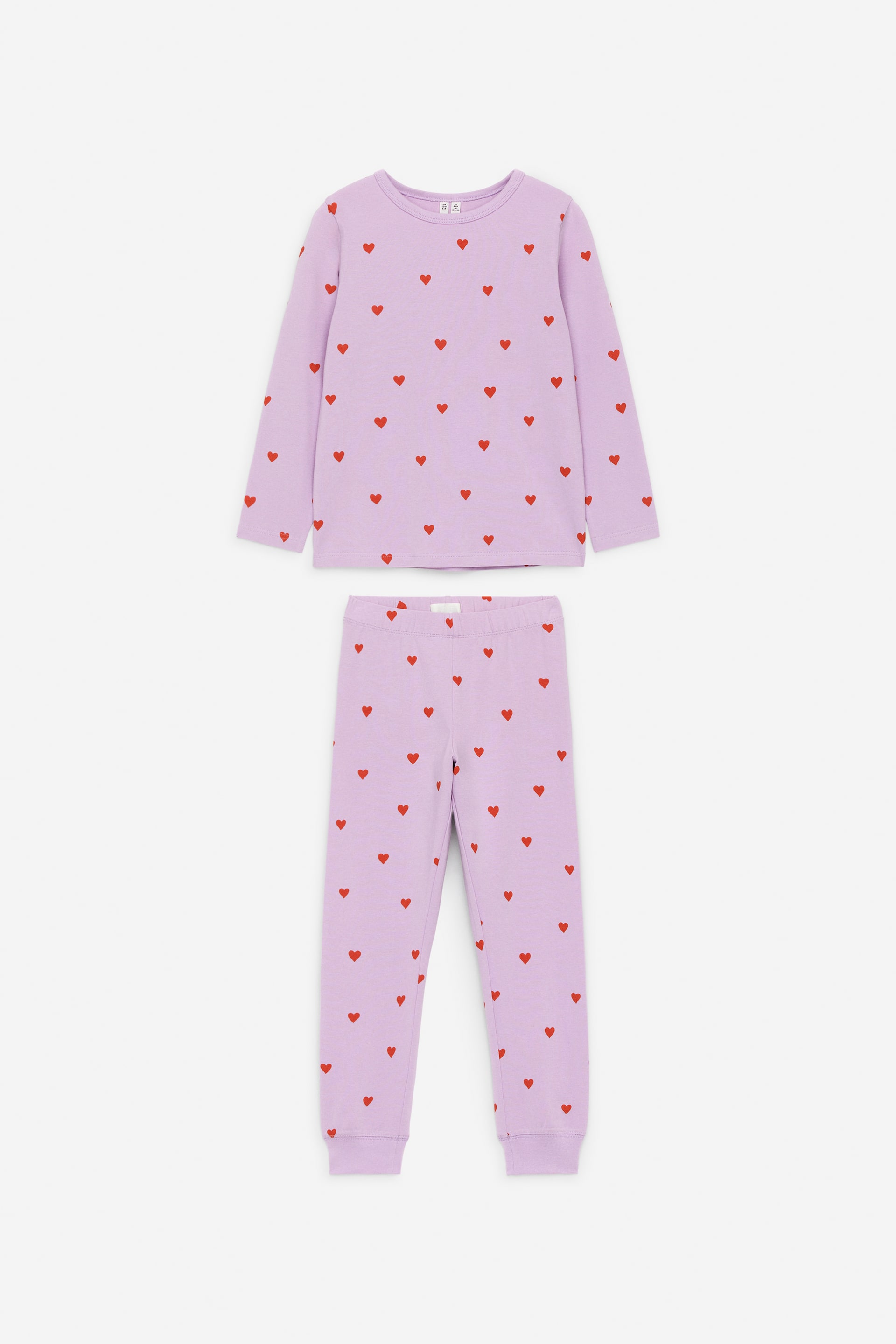 Visualizza immagine più grande: Pigiama in jersey - Lilla/Cuori - BAMBINO | H&M IT 1