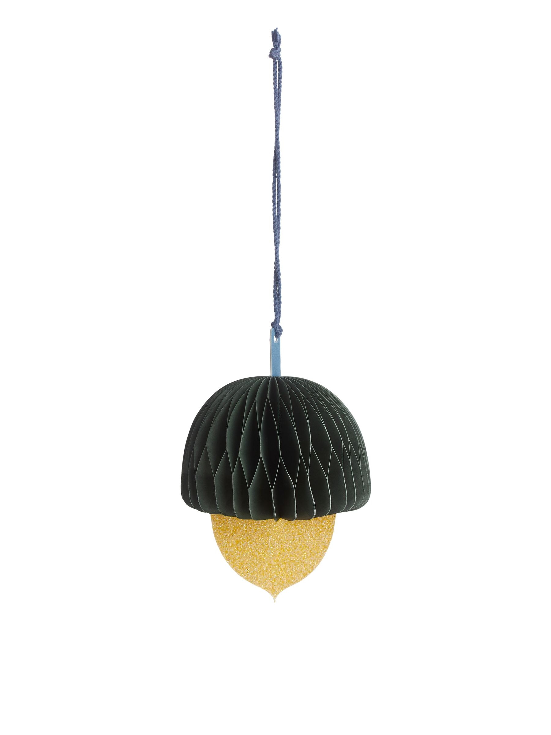 Eicheldekoration in Wabenstruktur - Grün - Haushaltswaren - StillMedia/DescriptiveStillLife - 1