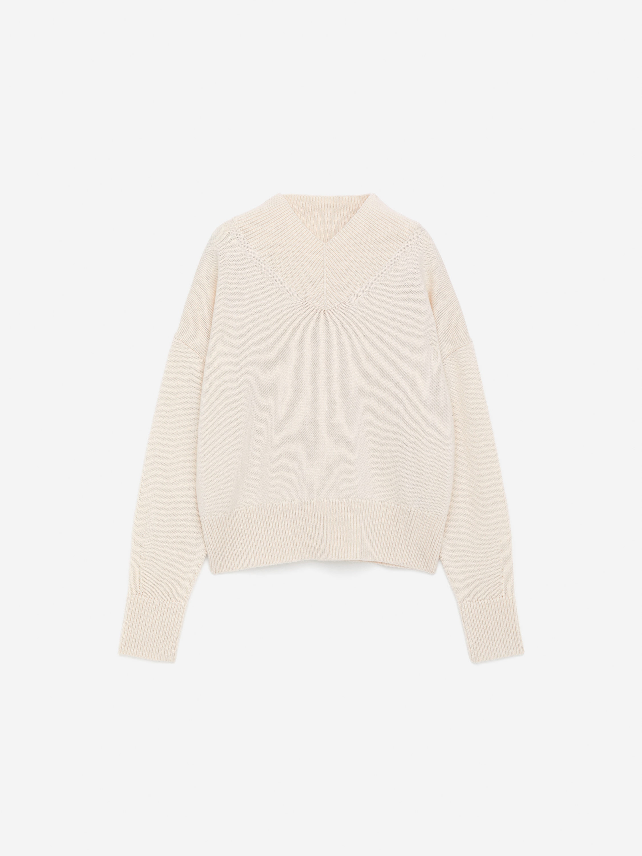 Nativa Wool Jumper-#EEEDE1-16705