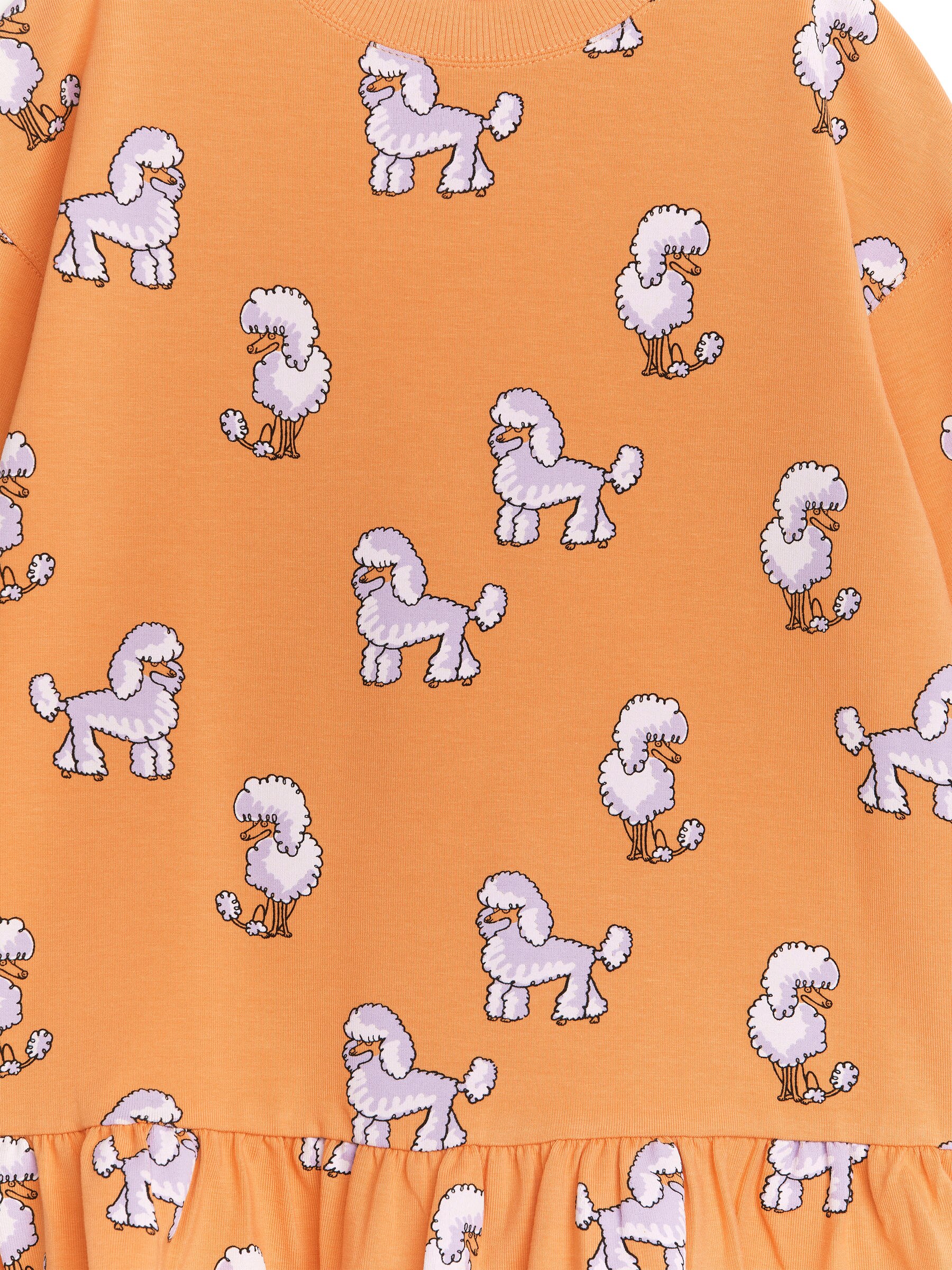 Jerseykleid mit Rüschen - Orange - Regular Fit - Kinder - StillMedia/DescriptiveDetail - 3