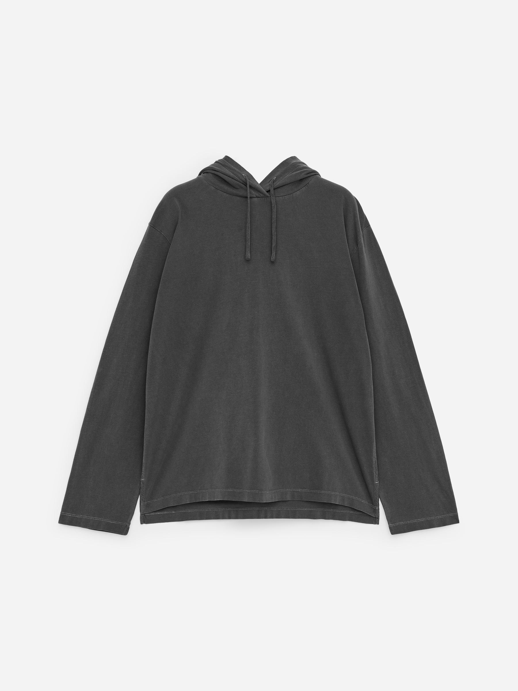 Hooded Sweatshirt-#5E5C5B-18655