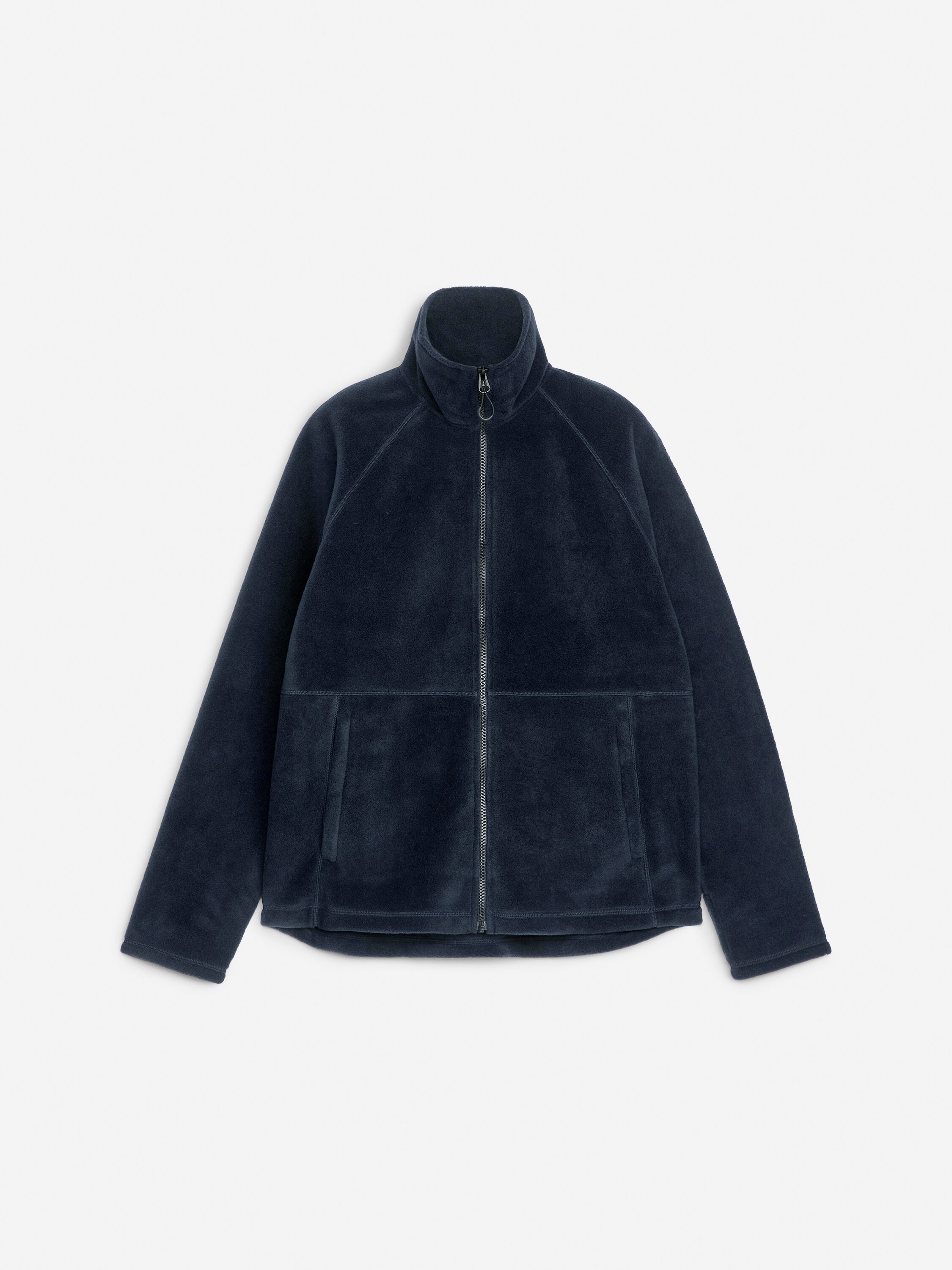 Fleece Zip Jacket – Dark Blue – Women – ARKET NL