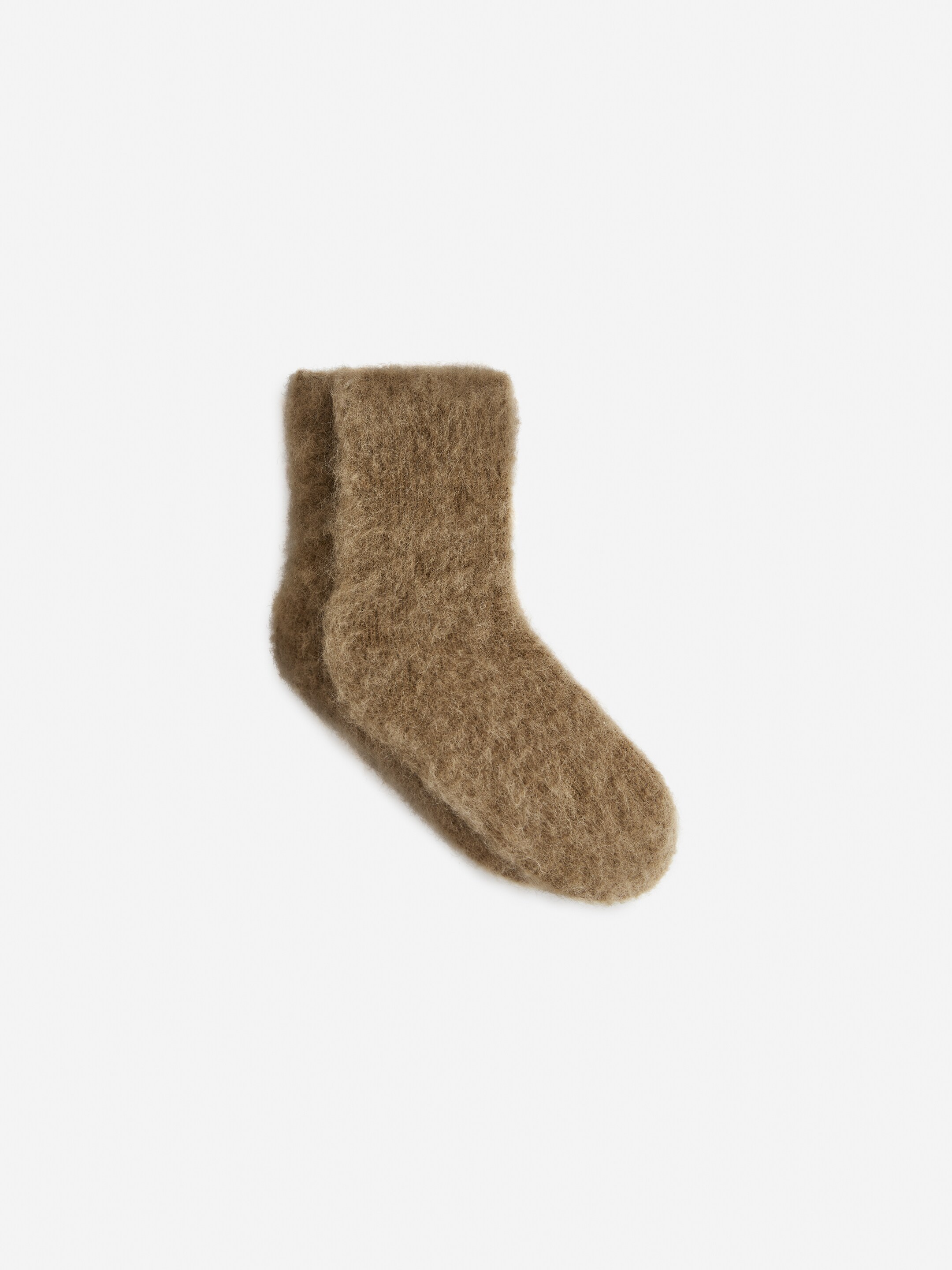 Größeres Bild ansehen: Socken aus Mohair und Wolle - Dunkelbeige - Ladies | H&M DE 1