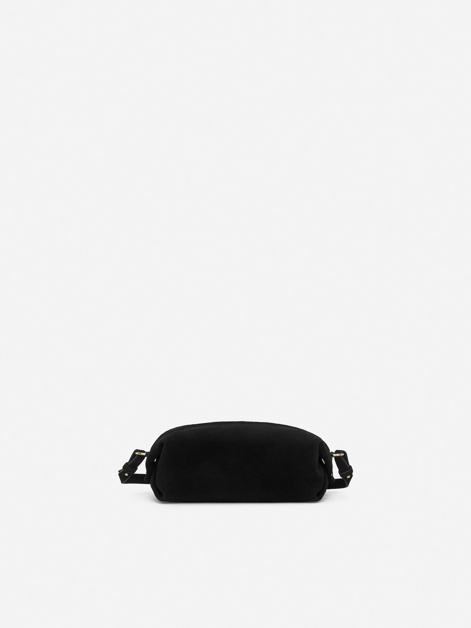 Sac bandoulière en daim - Noir - 2
