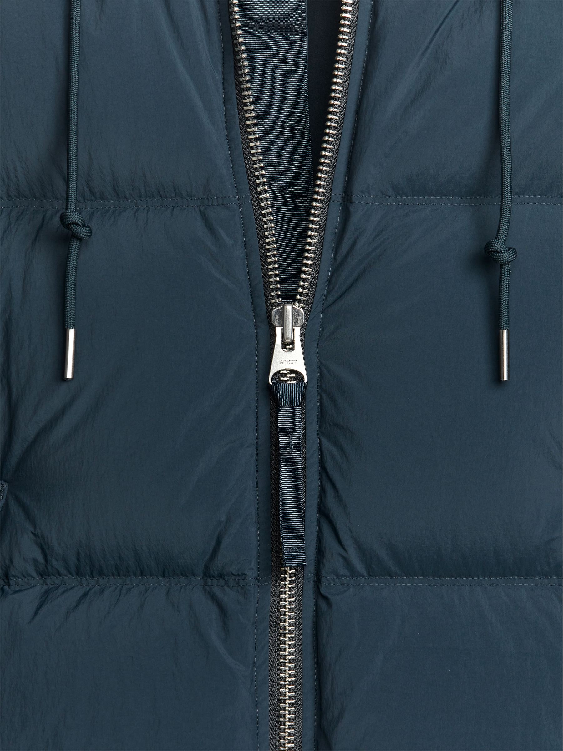 Upcycled Down Steppjacke - Dunkelpetrol - Regular Fit - Herren - StillMedia/DescriptiveDetail - 3