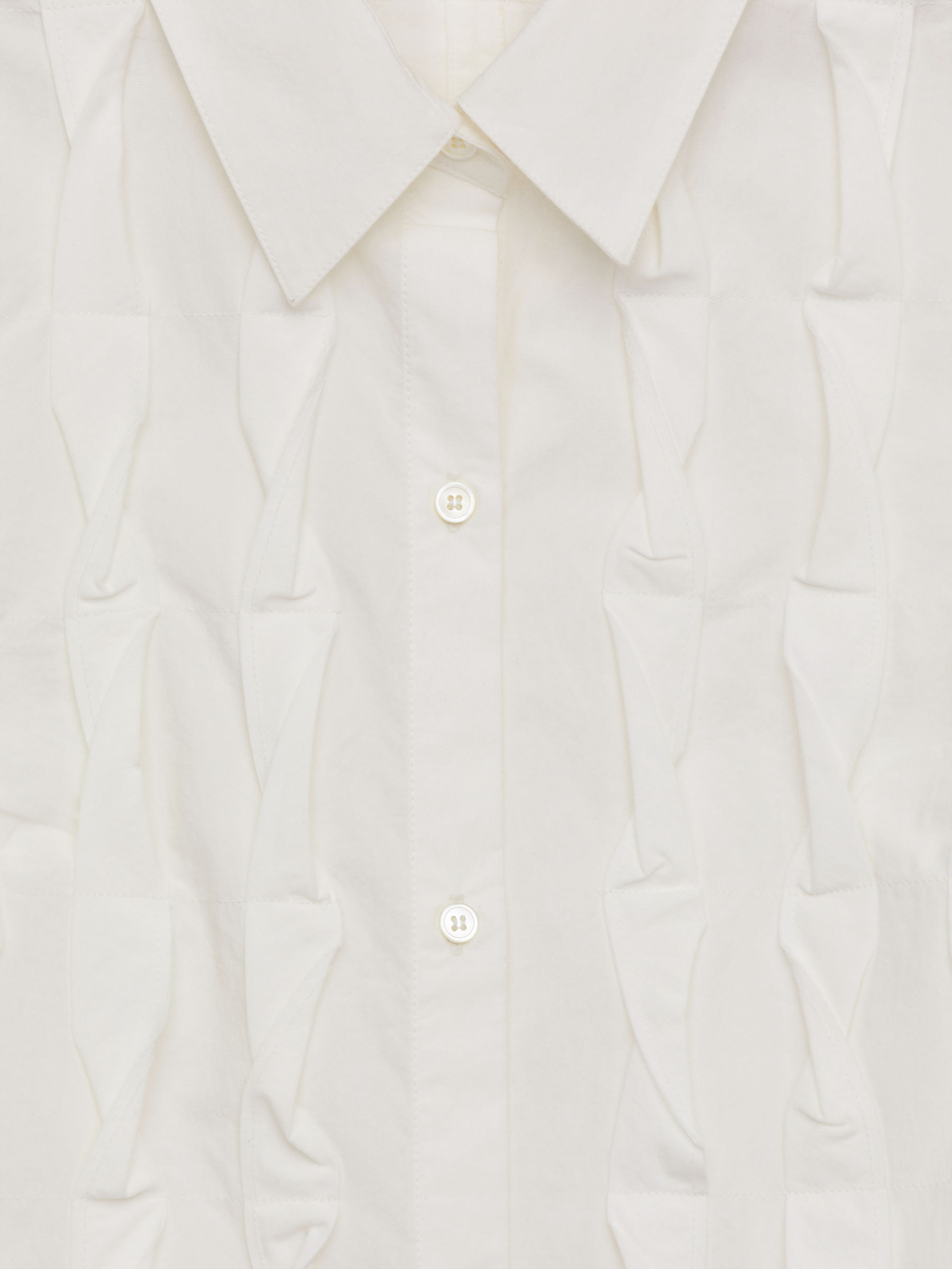 Frill Blouse - Dusty White - Regular fit - Women - StillMedia/DescriptiveDetail - 1