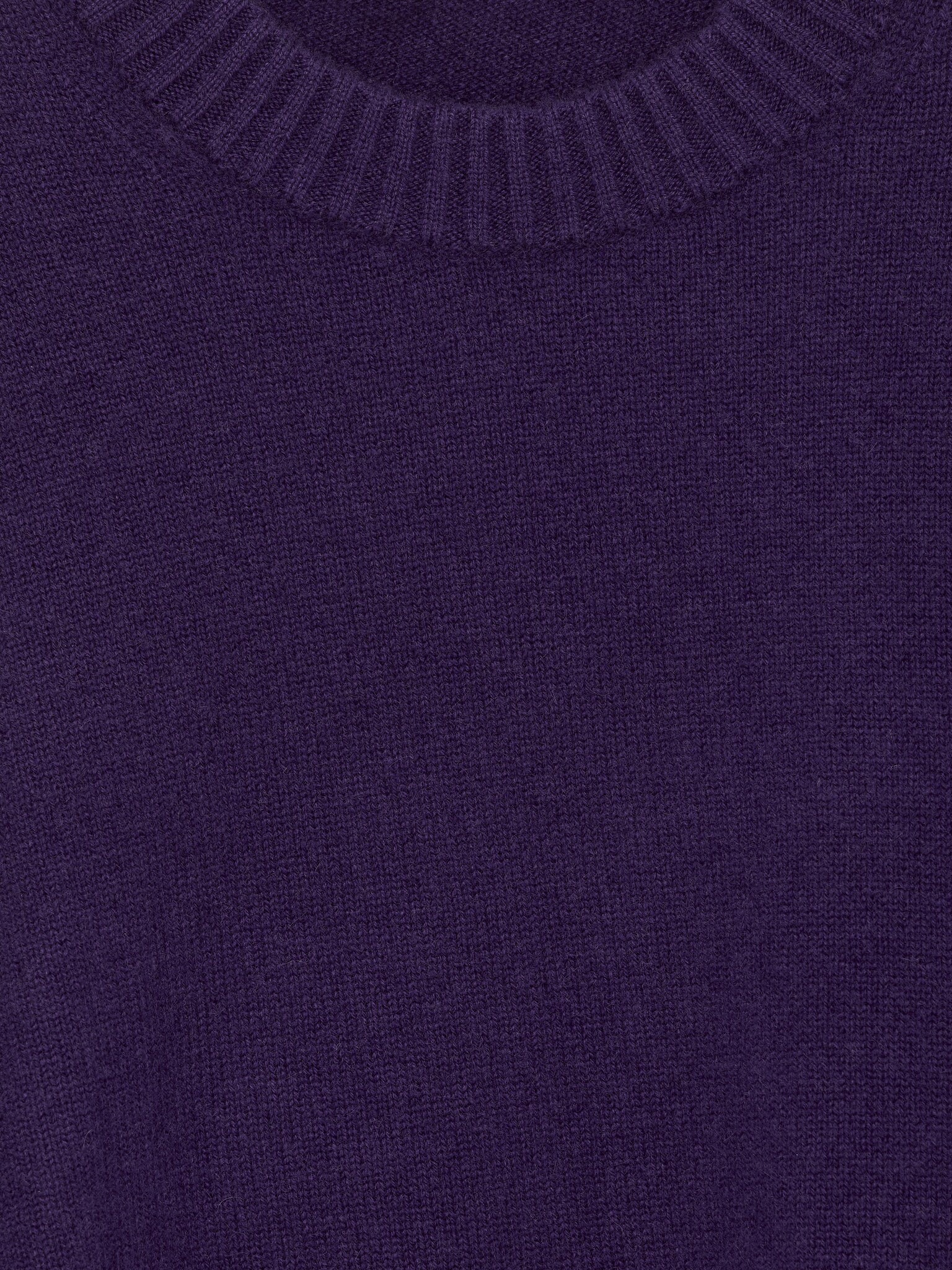 Sweter oversize z czystego kaszmiru​ - Fioletowy/Czarny - 5