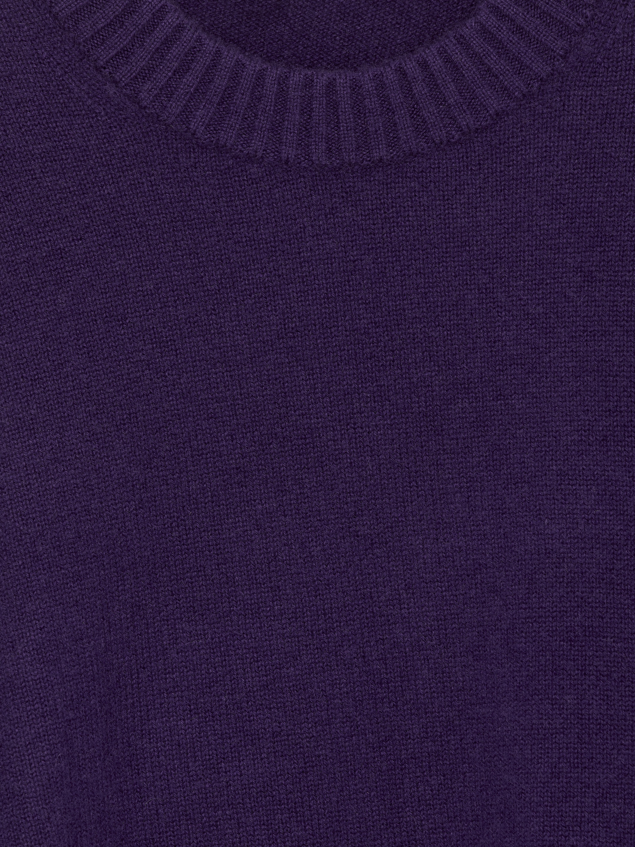 Oversized Pure Cashmere Jumper​ - Purple - Relaxed fit - Women - StillMedia/DescriptiveDetail - 2