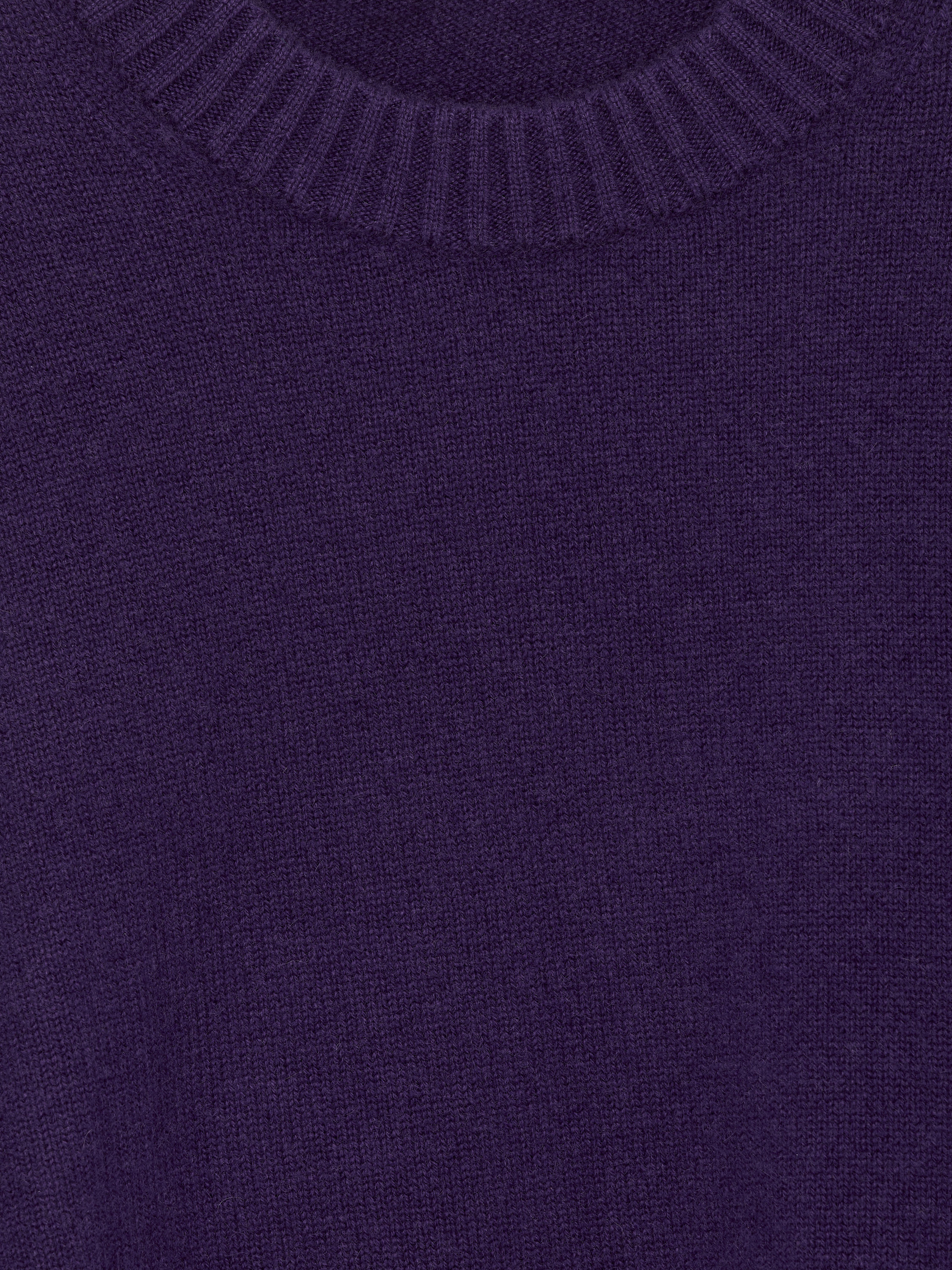 Oversized Pure Cashmere Jumper​ - Purple - Relaxed fit - Women - StillMedia/DescriptiveDetail - 2