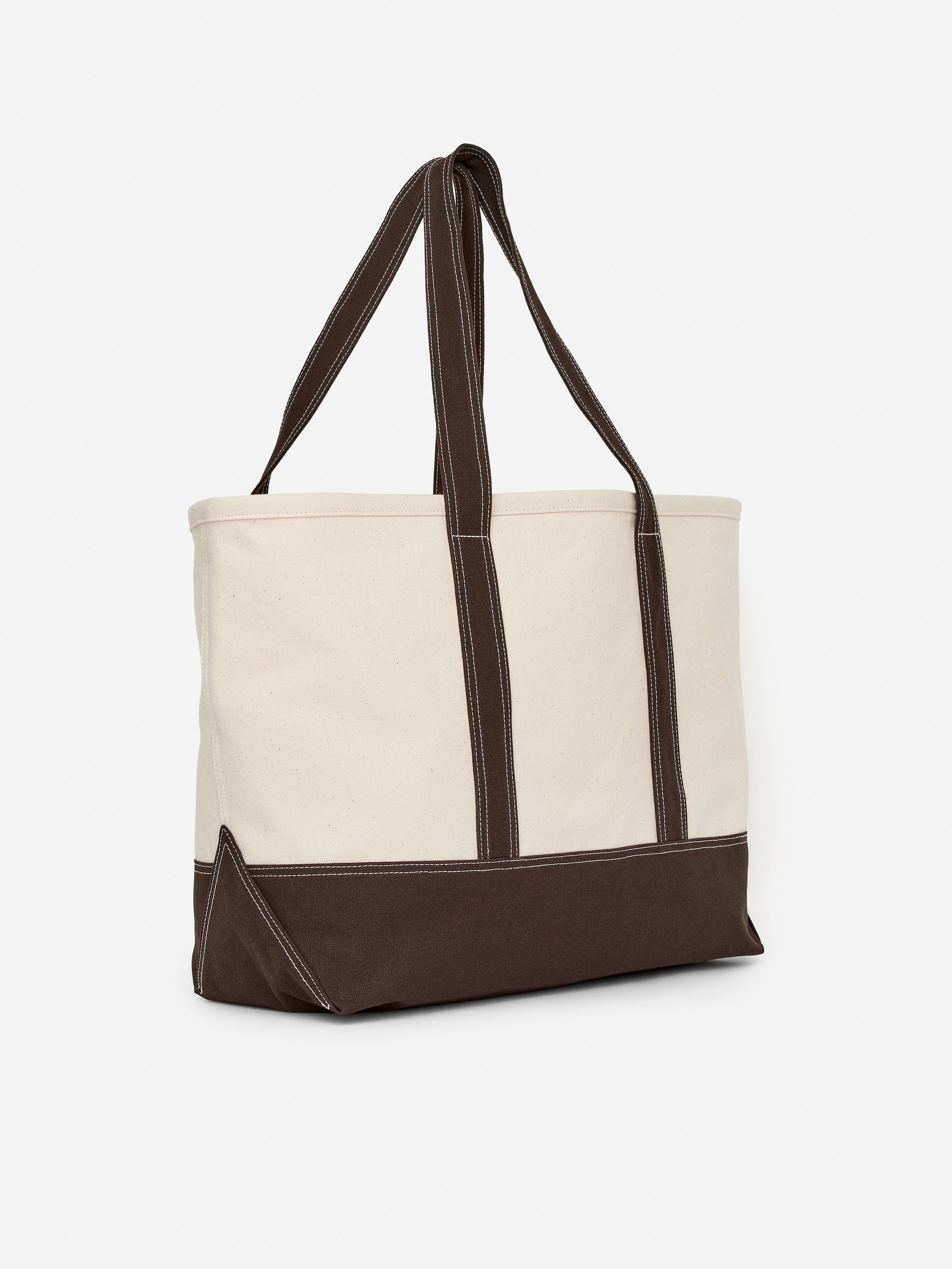 Sac fourre-tout oversize en toile - Écru/Taupe - Homme - StillMedia/DescriptiveStillLife - 3