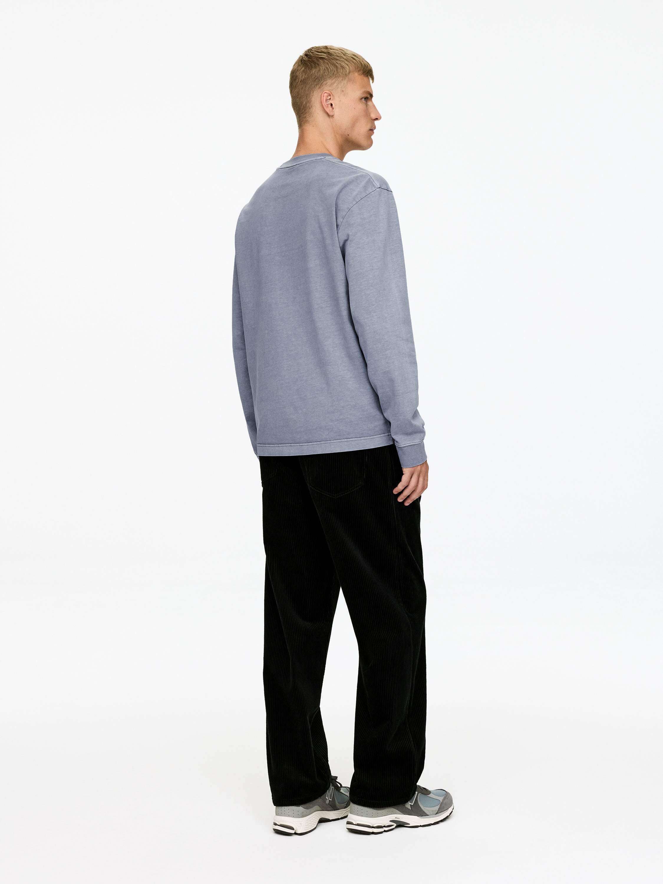 Long-Sleeve T-Shirt - Faded Blue - Regular fit - Men - StillMedia/Lookbook - 5