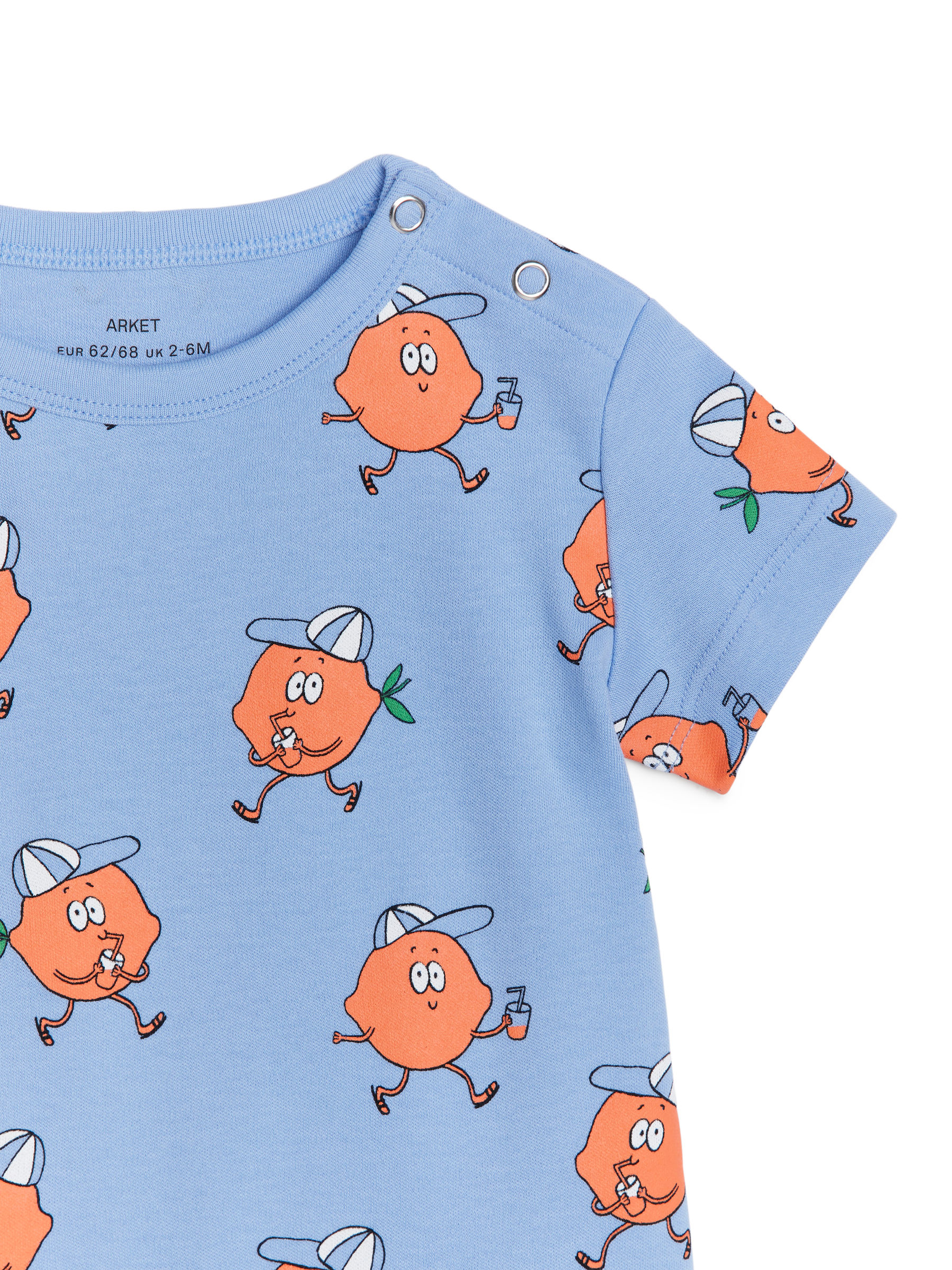 Kurzer Strampler aus Jersey - Hellblau - Regular Fit - Kinder - StillMedia/DescriptiveDetail - 1