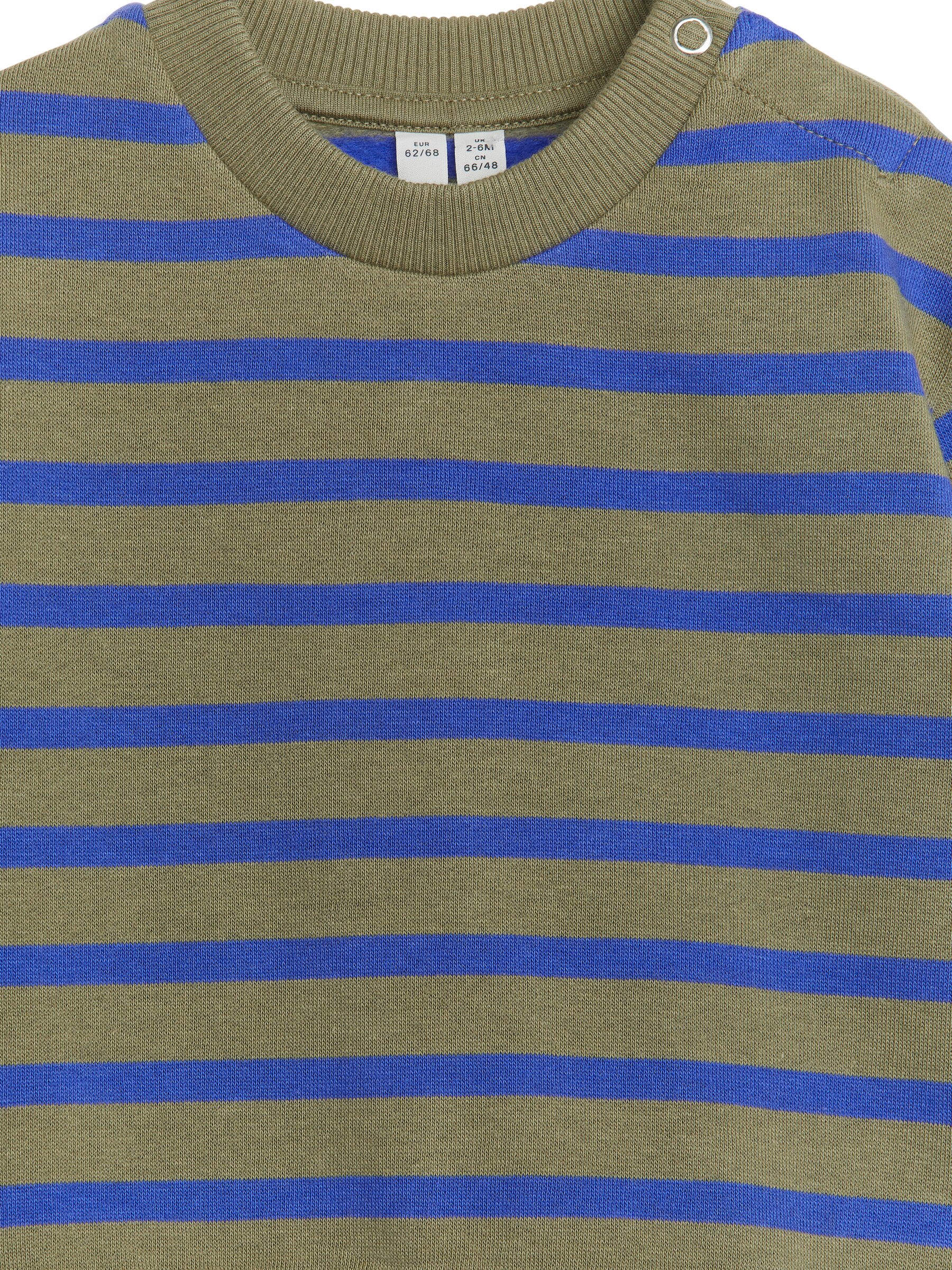 Sweatshirt aus Baumwolle - Grün/Blau - Loose Fit - Kinder - StillMedia/DescriptiveDetail - 1