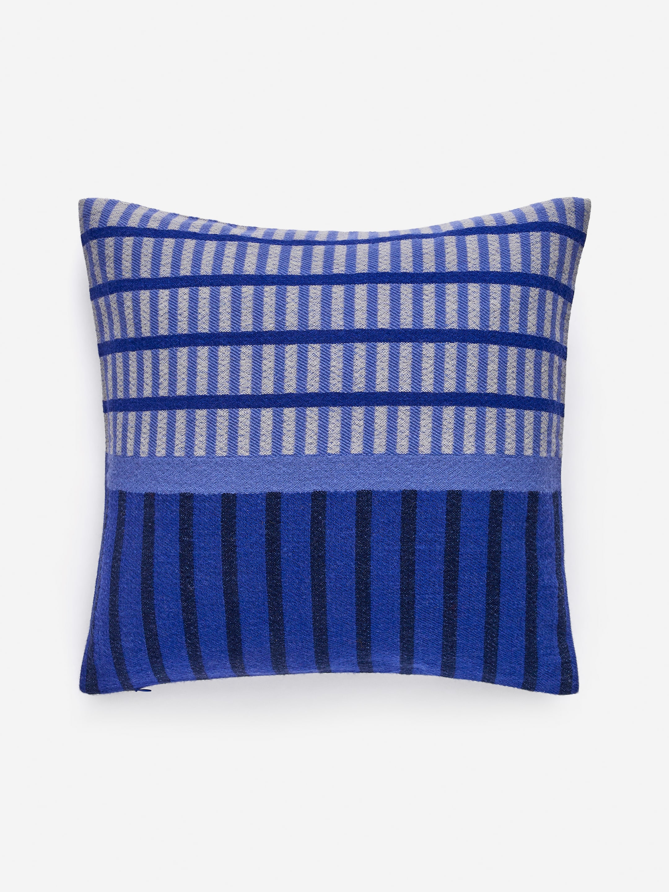 Kissenbezug aus Wolle, 50 x 50 cm - Blau - Haushaltswaren - StillMedia/DescriptiveStillLife - 2