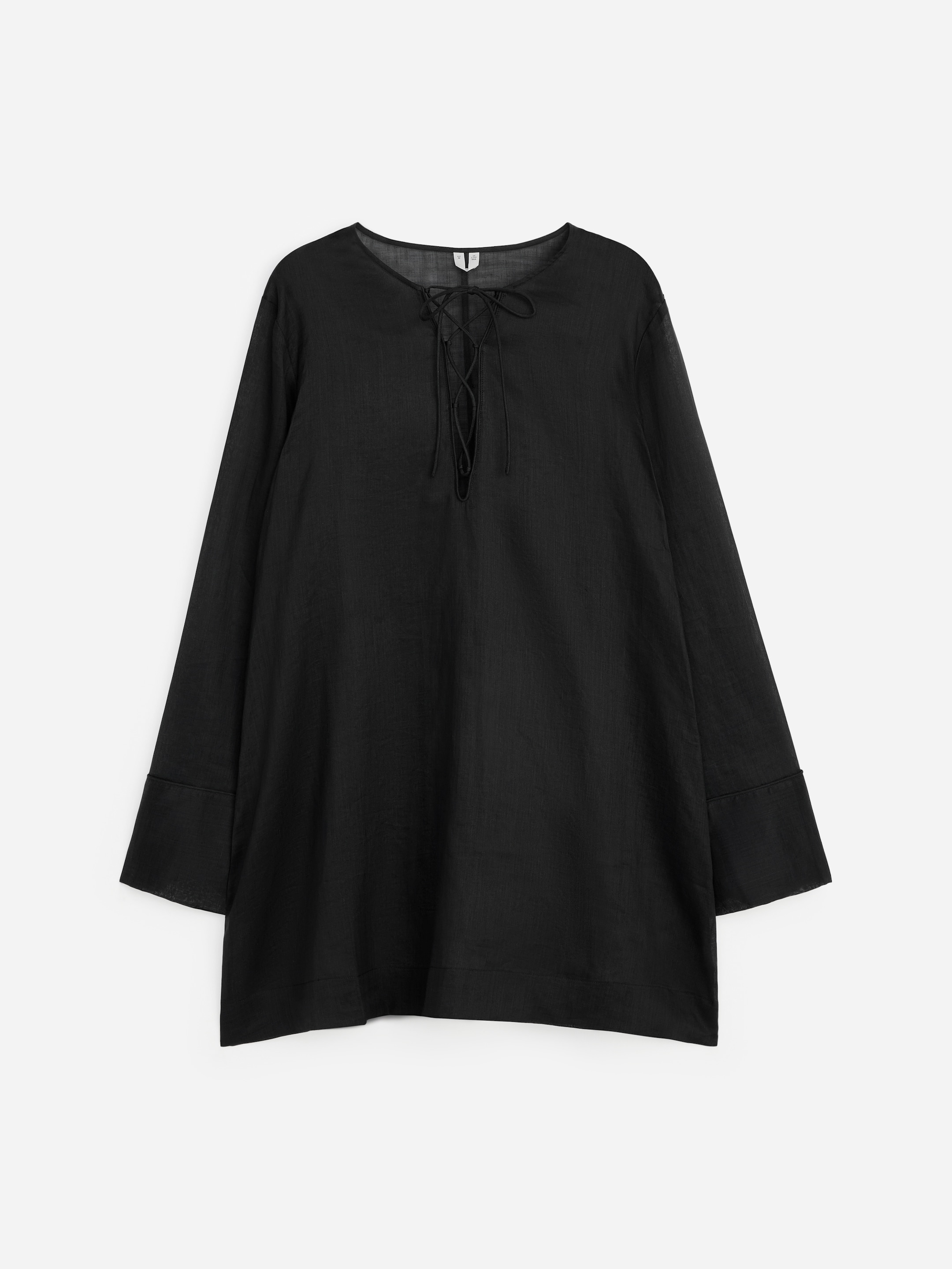 Strandkleid aus Ramie - Schwarz - Relaxed Fit - Women - StillMedia/DescriptiveStillLife - 1