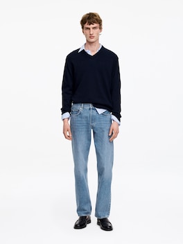 OCEAN Loose Straight Jeans