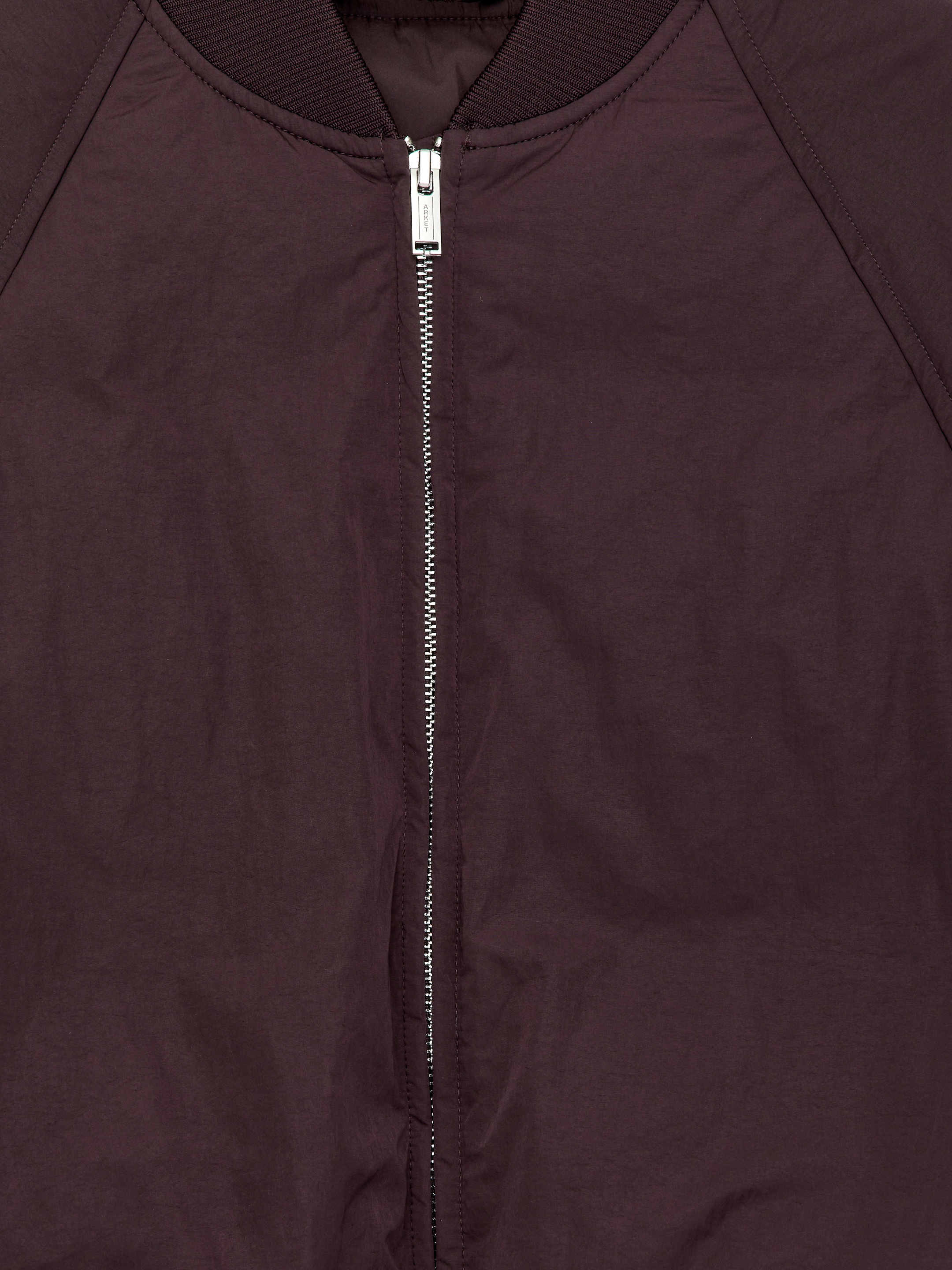 Chaqueta cropped Upcycled Down - Rojo oscuro - Oversized - Women - StillMedia/DescriptiveDetail - 1