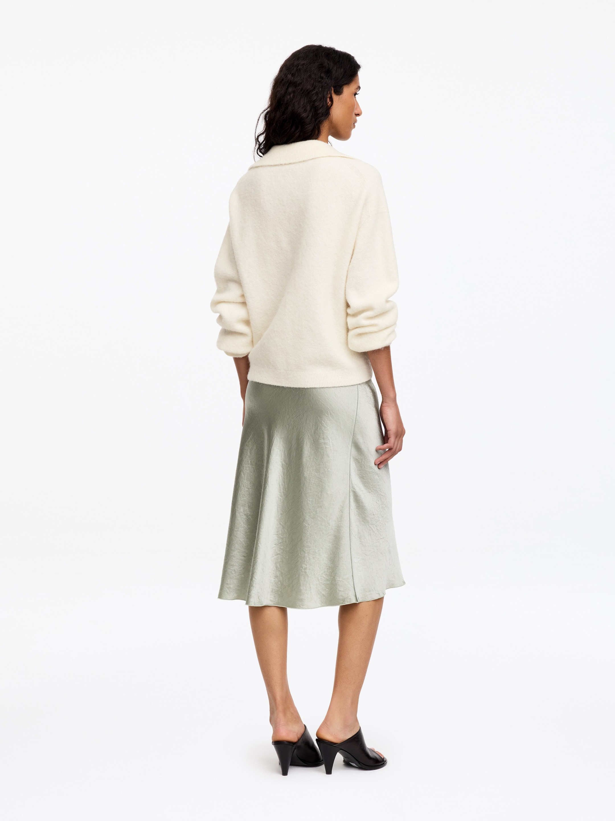Jersey de mezcla de lana y alpaca - Blanco roto - Corte holgado - women - StillMedia/Lookbook - 2