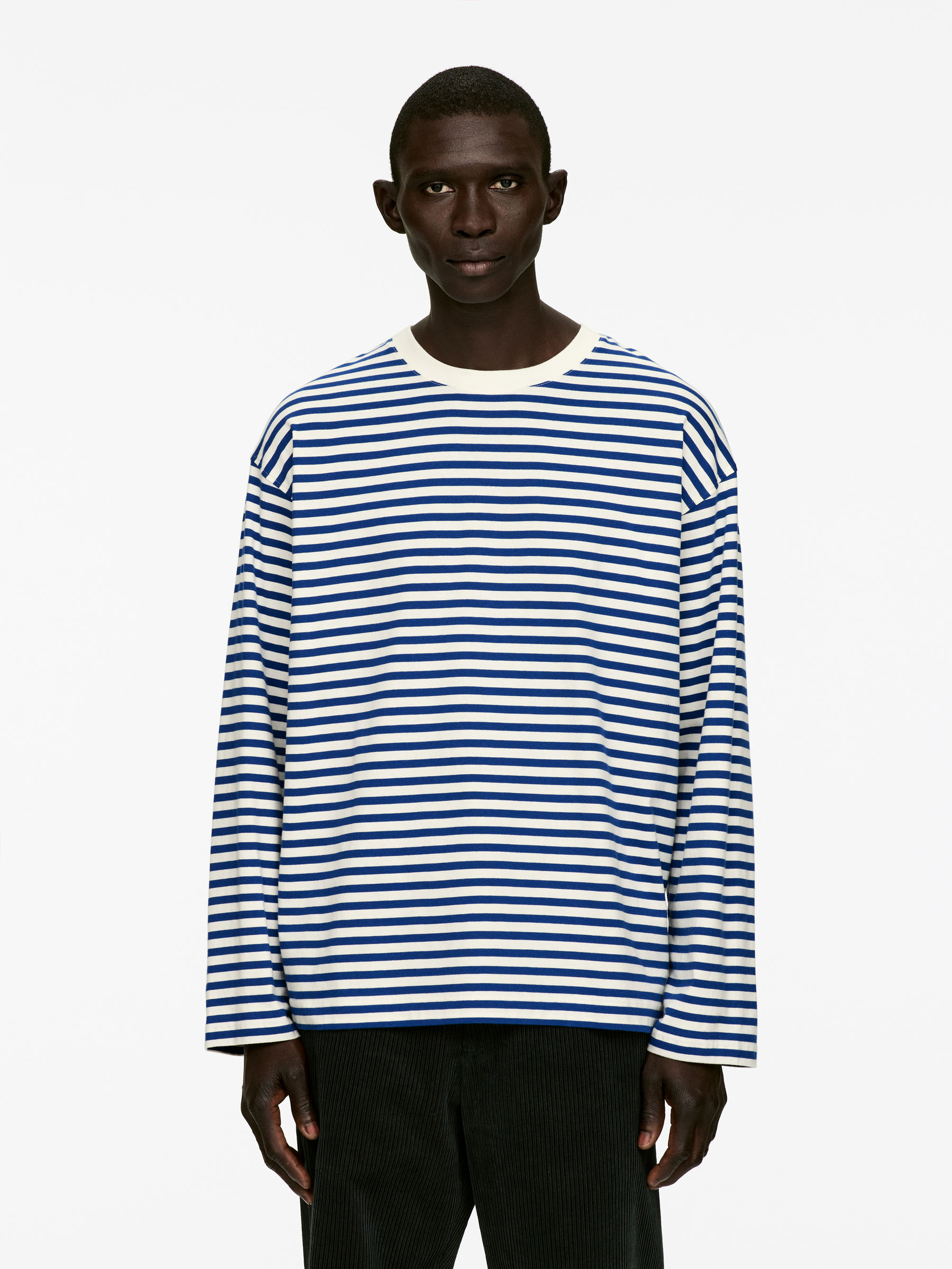 Long-Sleeved T-Shirt-#3C4372-14669