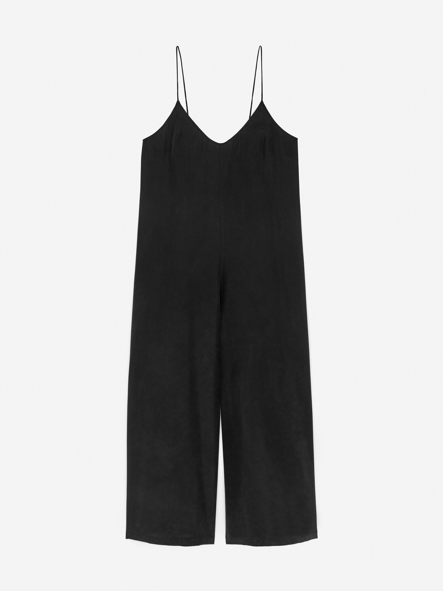 Silk Jumpsuit - Black