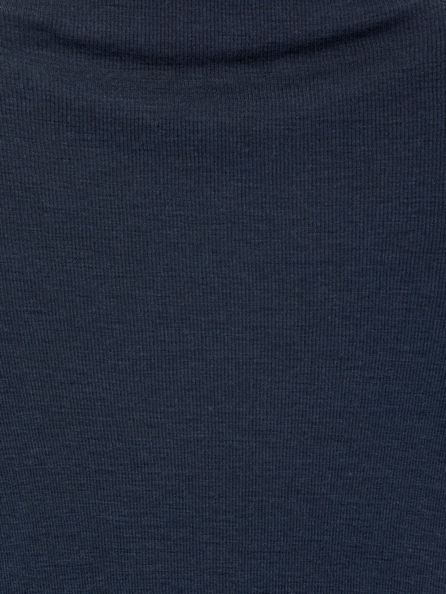 Rib-Knitted Wool Top - Dark Blue - Slim fit - Women - StillMedia/DescriptiveDetail - 2