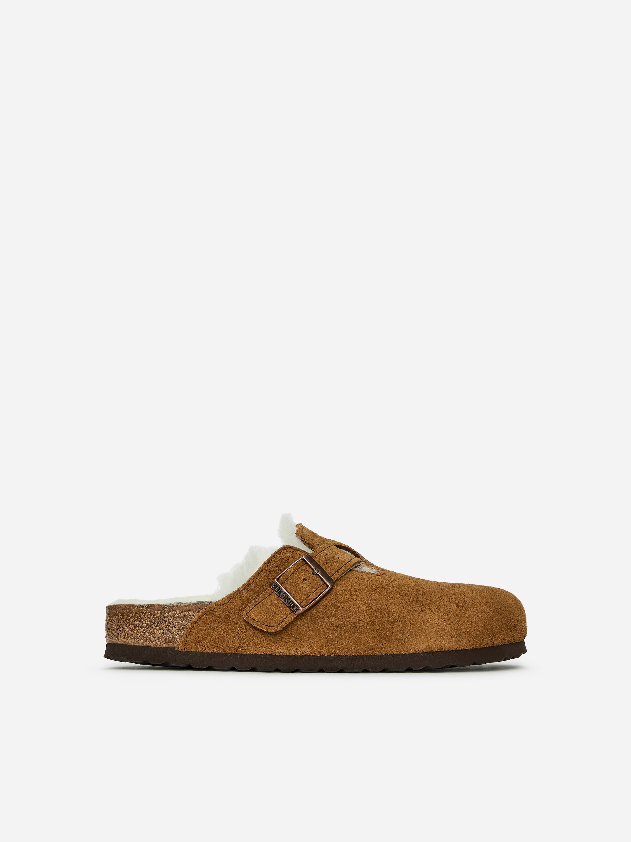 Birkenstock Boston Shearling sandaler - Brun - Women - StillMedia/DescriptiveStillLife - 2