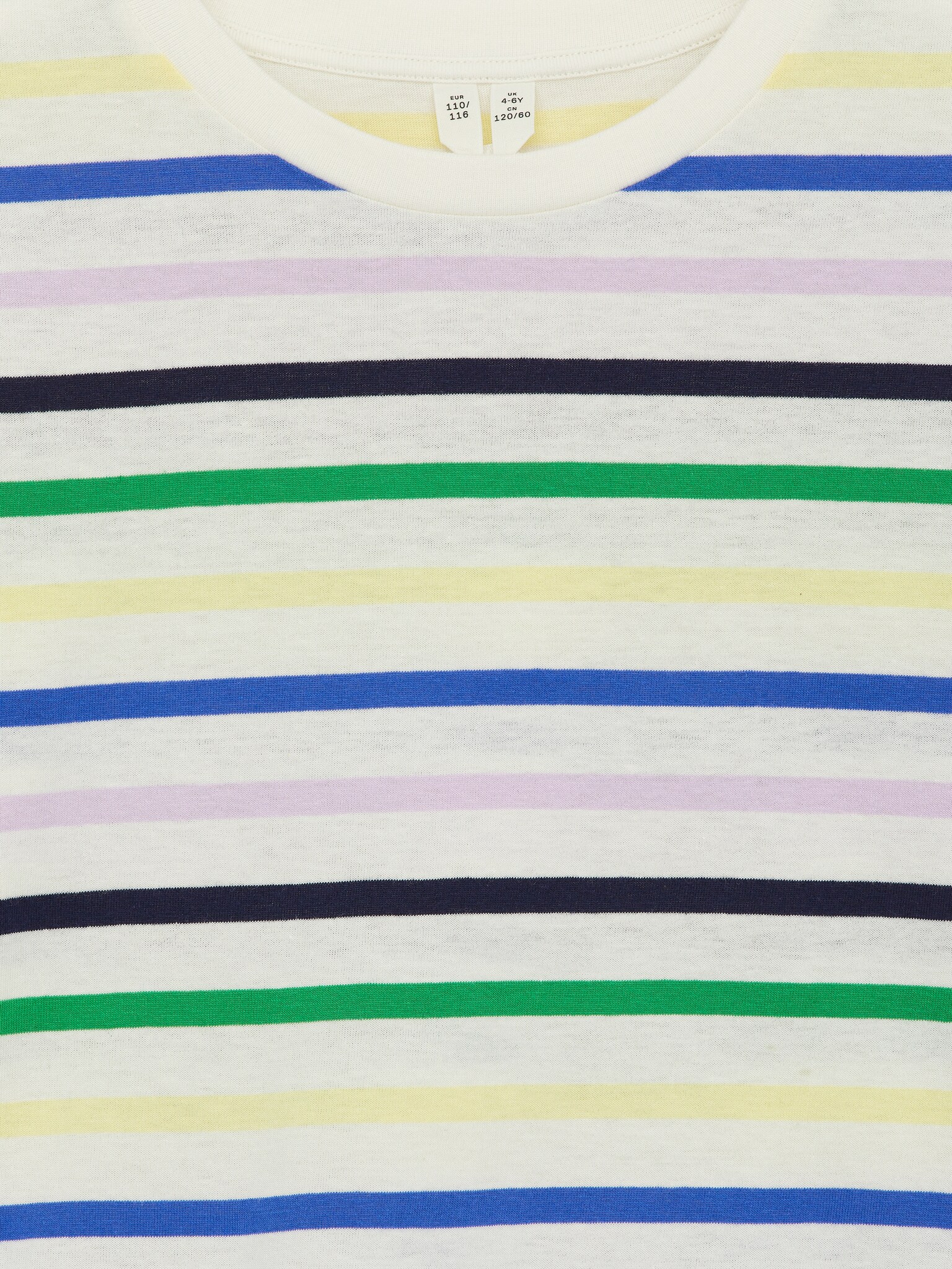 Long-Sleeved T-Shirt - Off White/Multi stripe/Beige/Rainbow/White/Blue/Purple/Red/Pink/Orange - 3