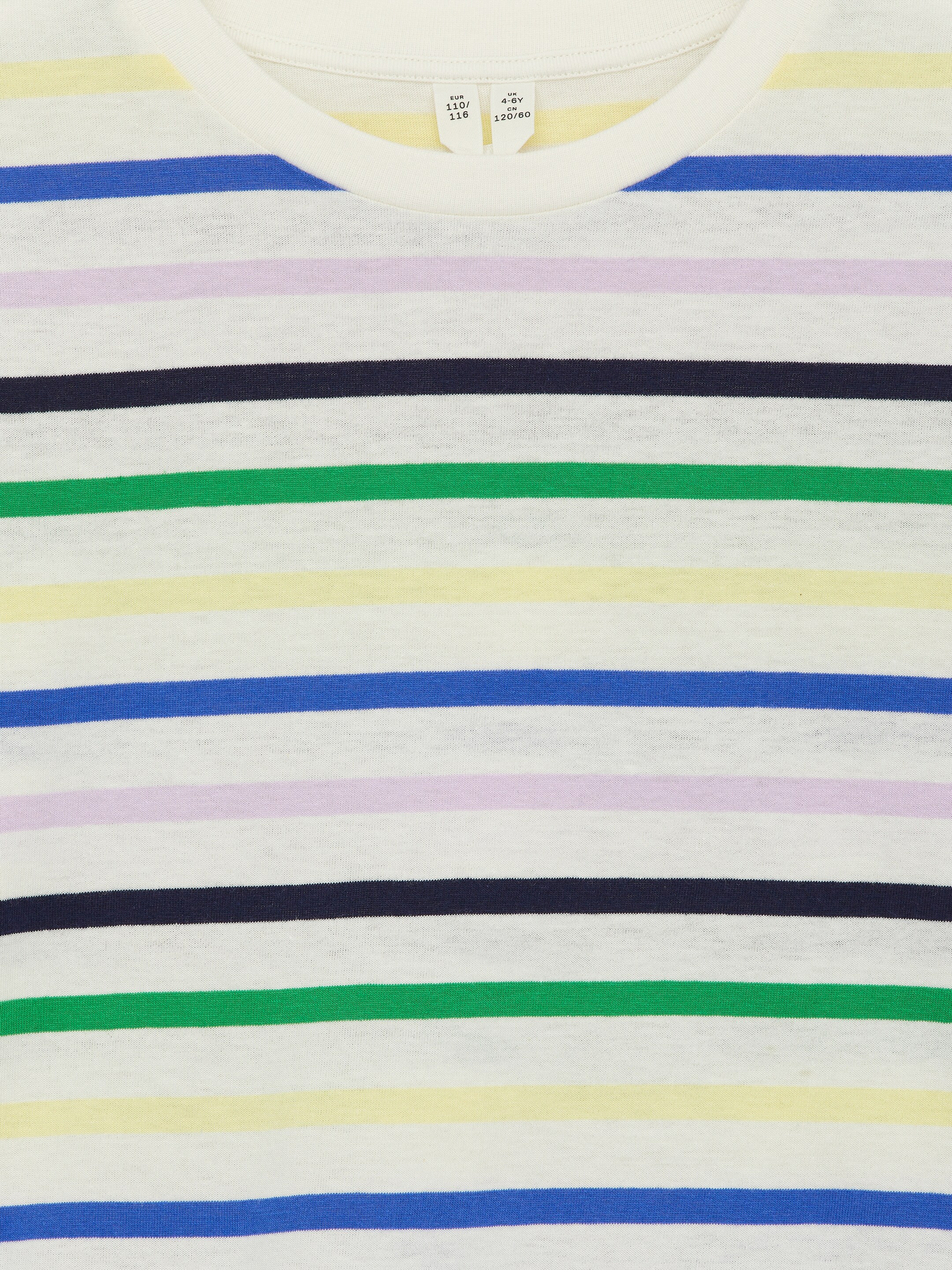 View larger image: Long-Sleeved T-Shirt - Off White/Multi stripe - Kids | H&M GB 3