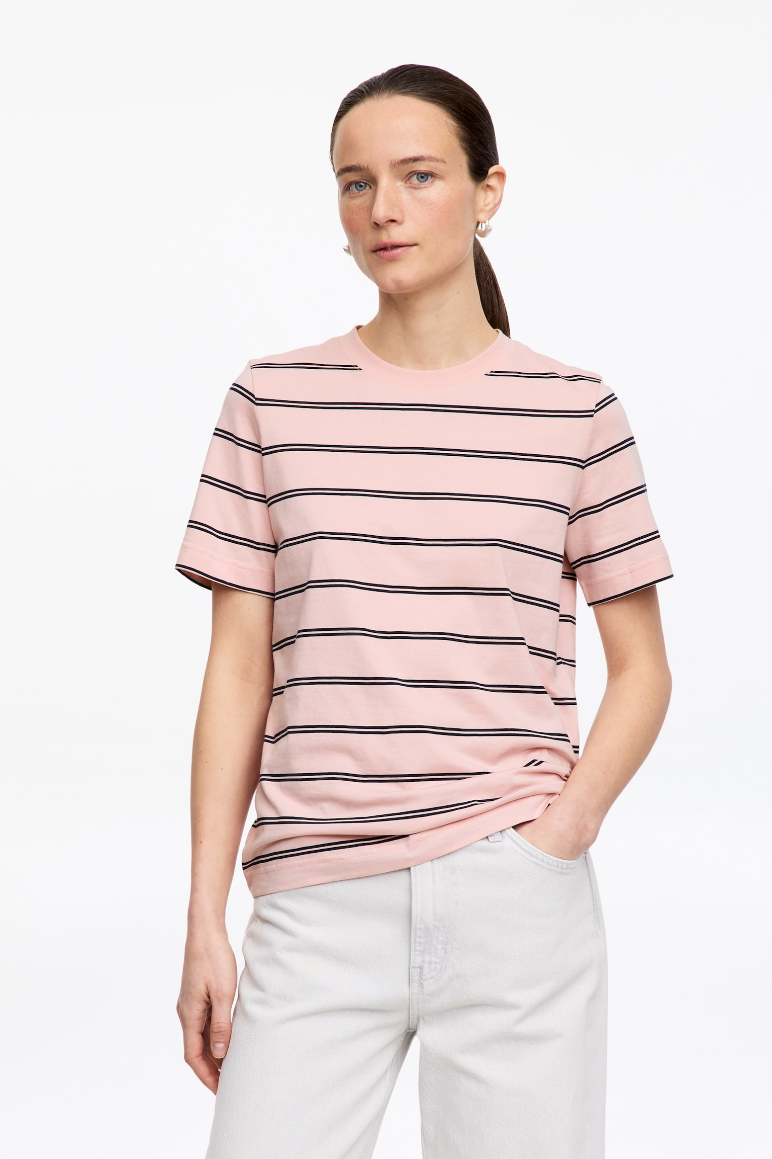 LILY T-shirt - Rosa/lila/Vit/mörkblå/Röd/Mörkblå/Vit/Svart/Blå/vit/Grå/Melange/Röd/vit/Rosa - 1