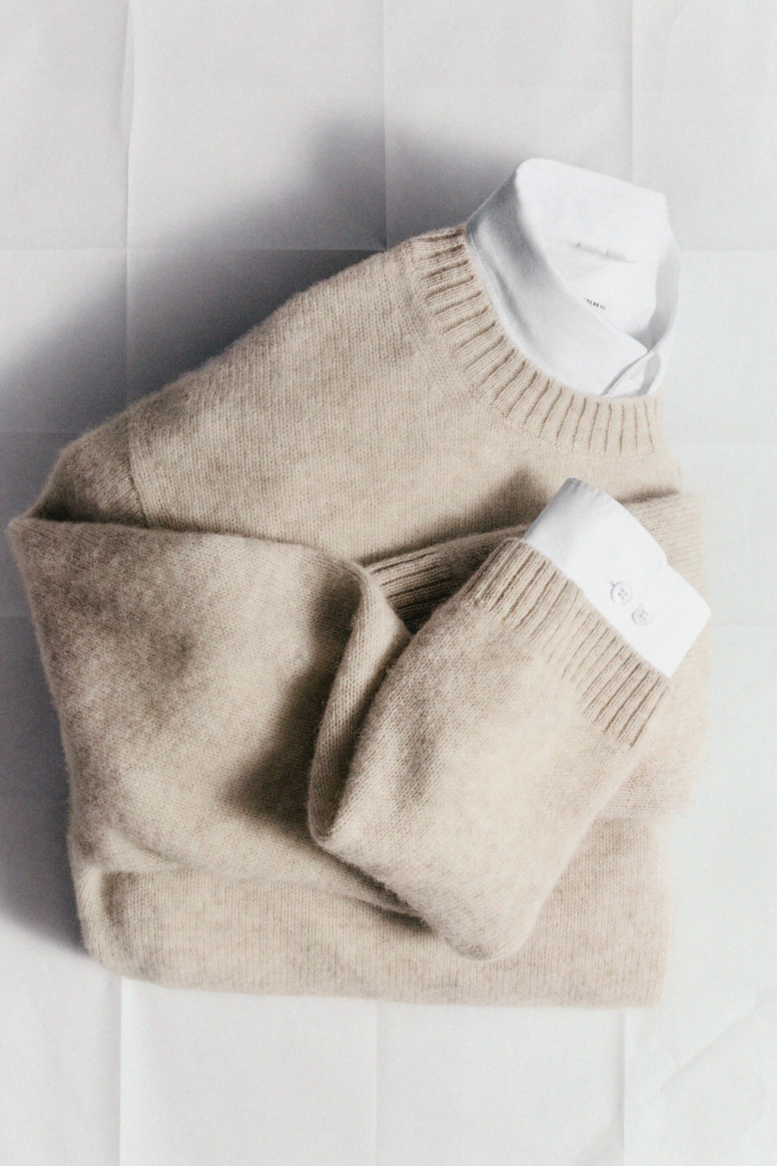 Oxfordskjorta - Vit/Ljusblå/Ljusgrå/Blå/randig/Crèmevit/Grå/vit/Off-white/grön - 6