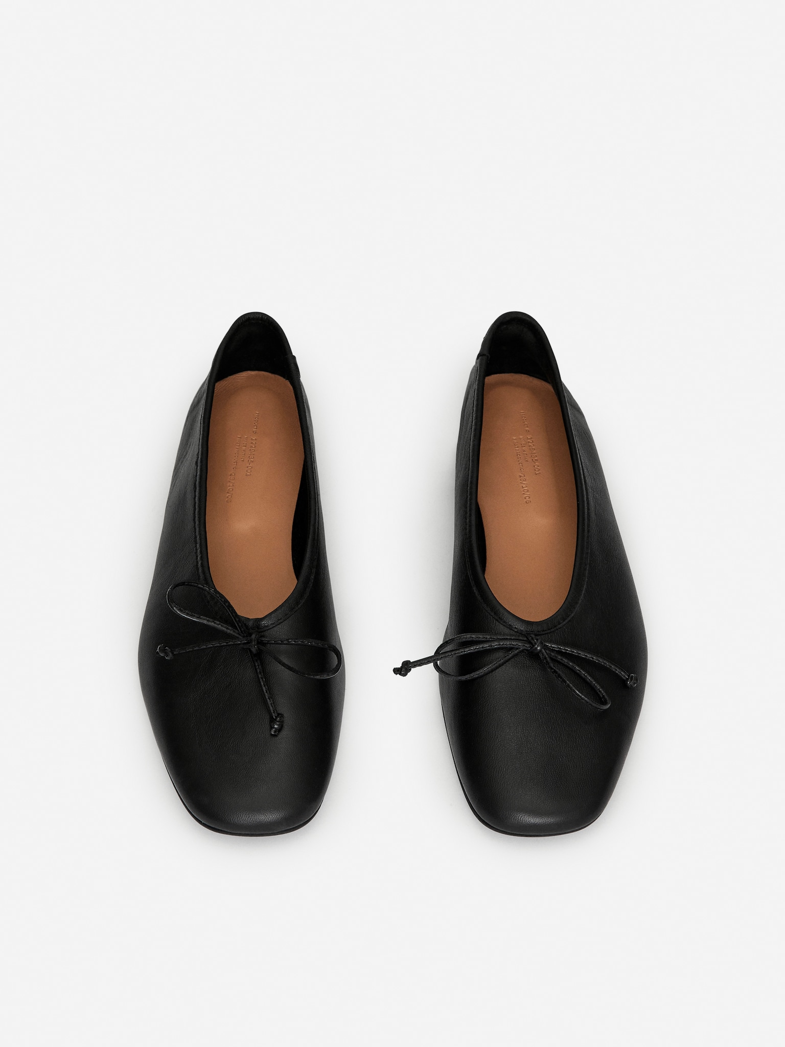 Lederballerina - Schwarz - 3