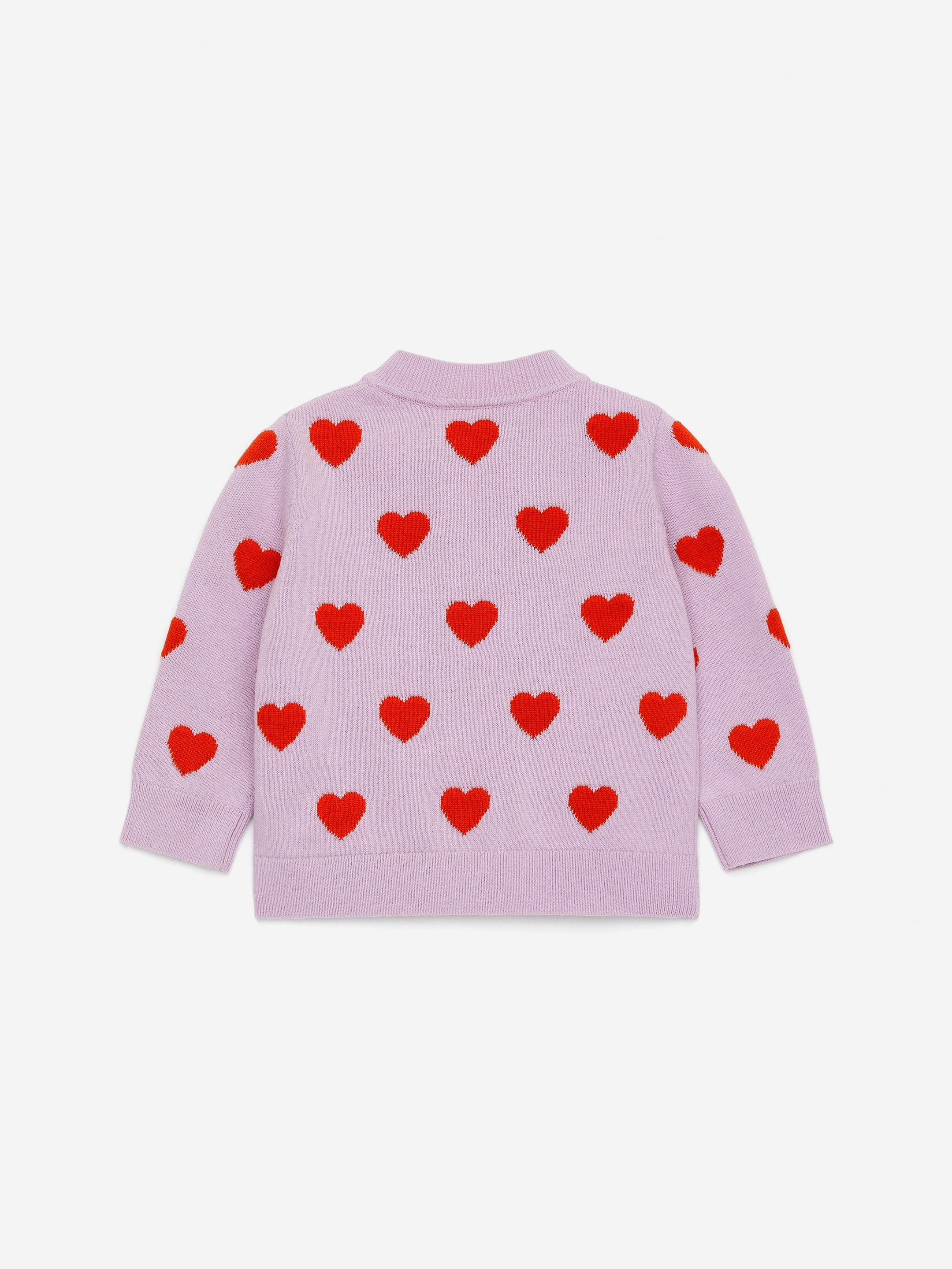 Wool Cardigan - Lilac/Red - Regular fit - children - StillMedia/DescriptiveStillLife - 1