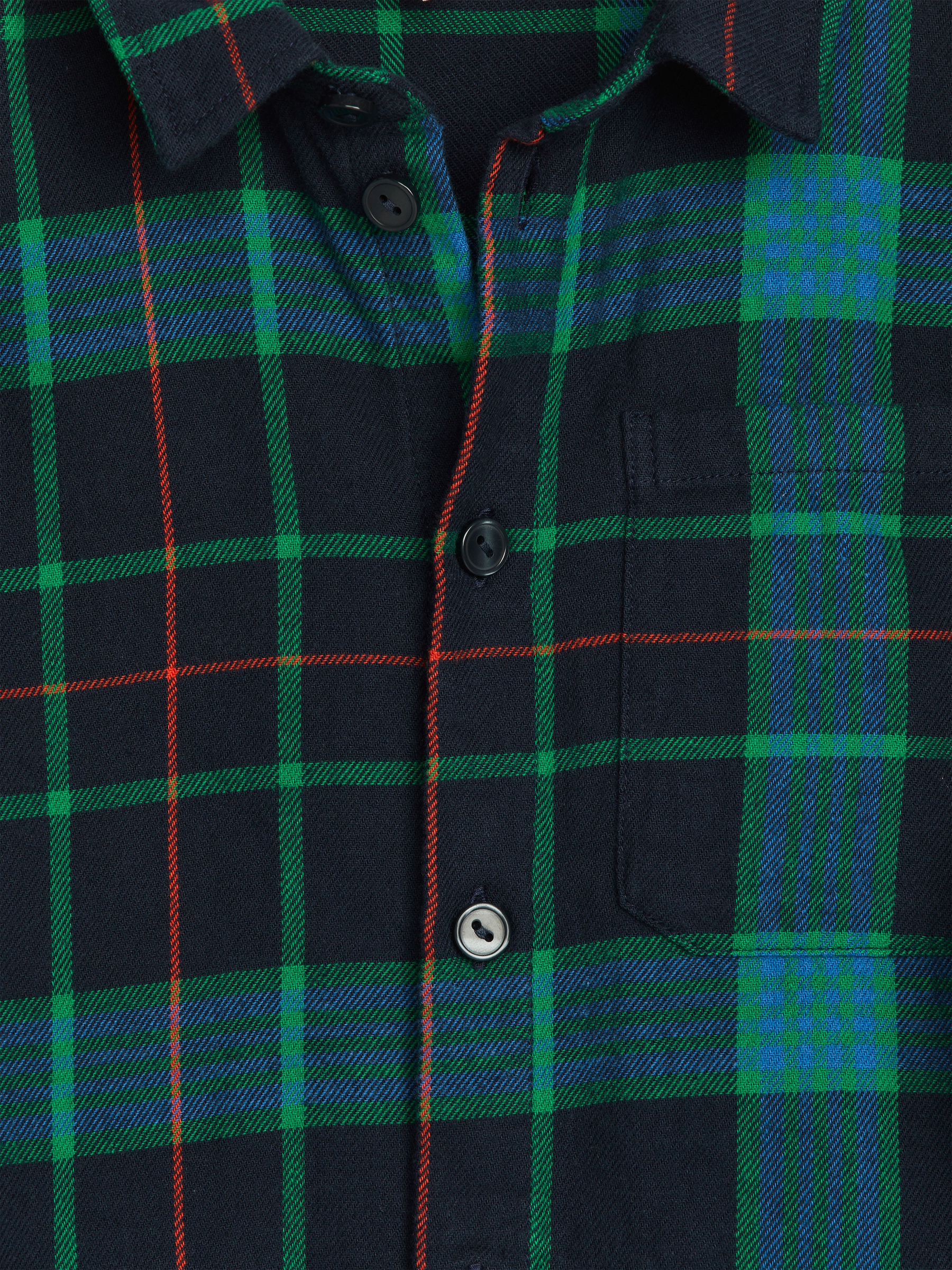 Checked Flannel Shirt - Green/Blue - Regular fit - Children - StillMedia/DescriptiveDetail - 2