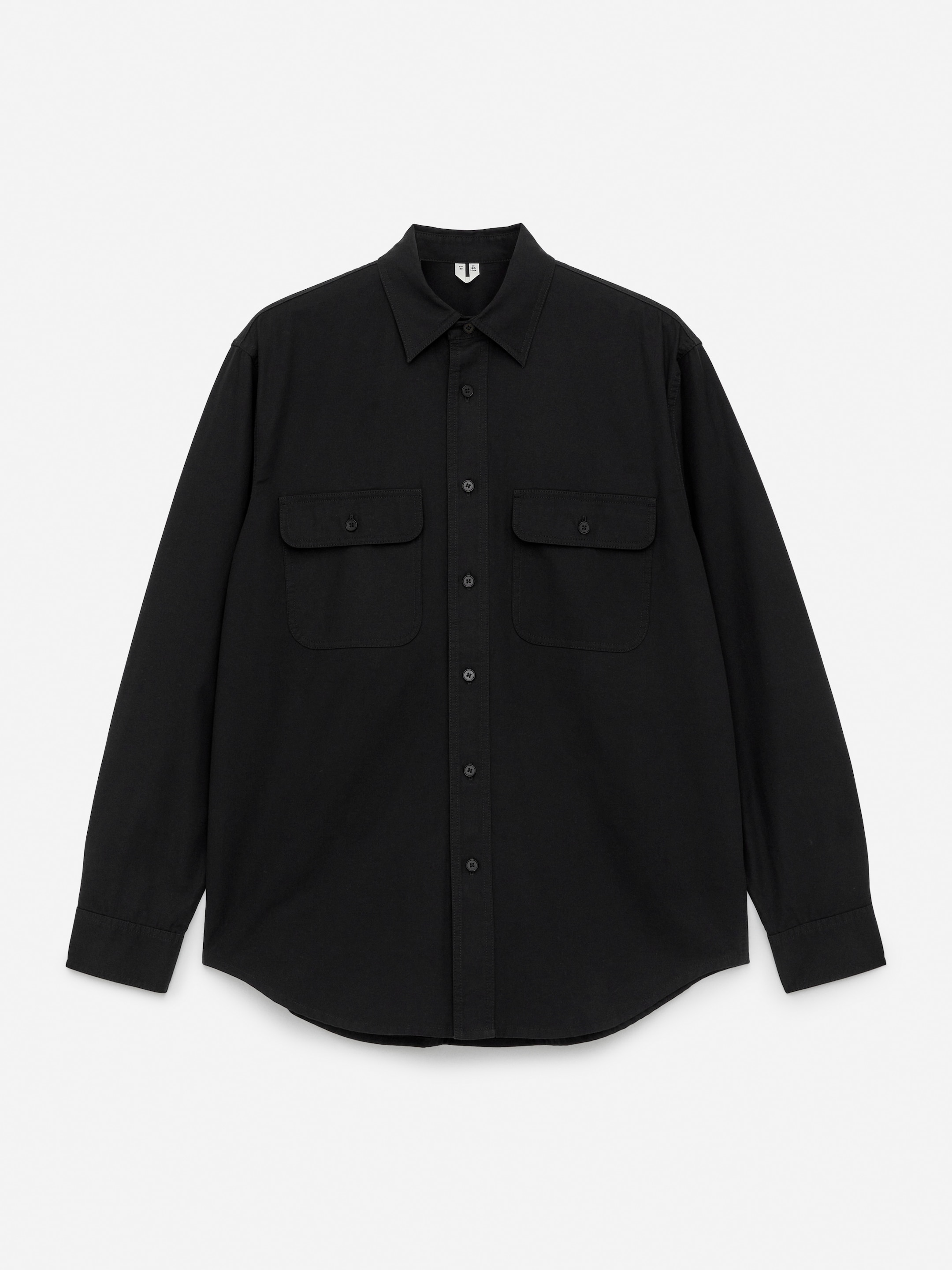 Visualizza immagine più grande: Overshirt in cotone - Blu scuro - UOMO | H&M IT 1