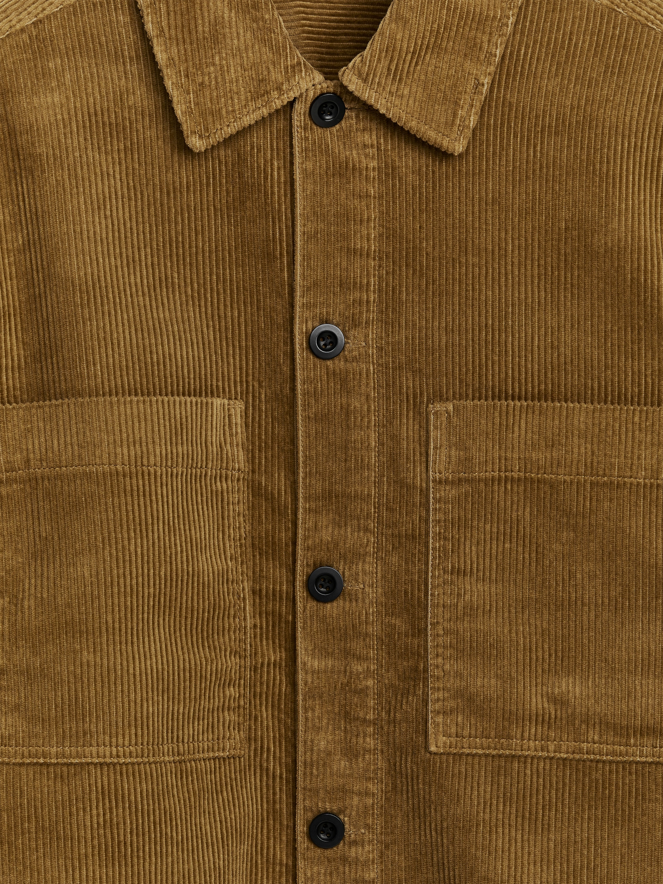 Corduroy Overshirt - Beige - Regular fit - Men - StillMedia/DescriptiveDetail - 1