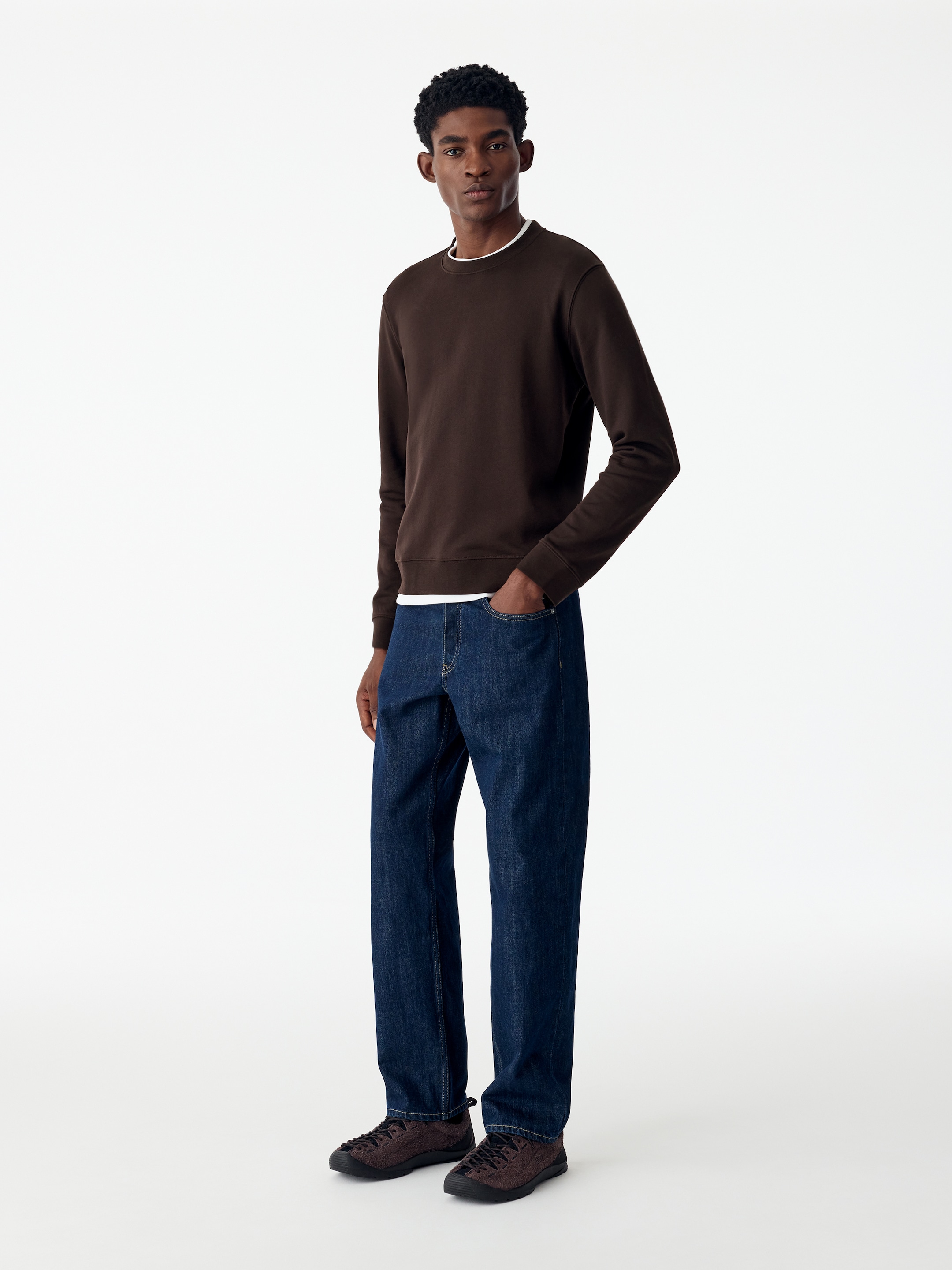 Mittelschweres Sweatshirt - Braun - Regular Fit - men - StillMedia/Lookbook - 5