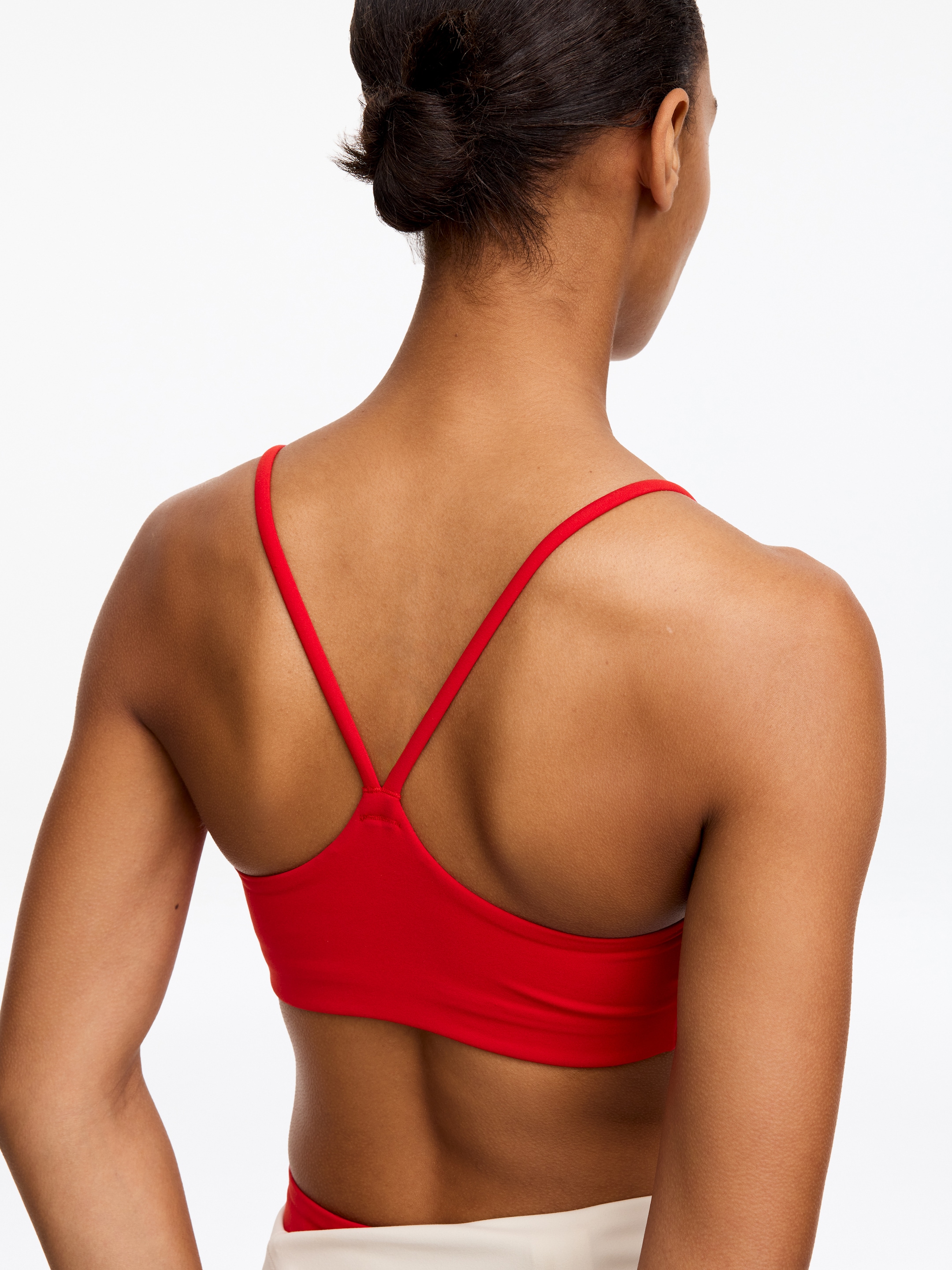 Soft Stretch Sports Bra - Red - Slim fit - Women - StillMedia/Lookbook - 5