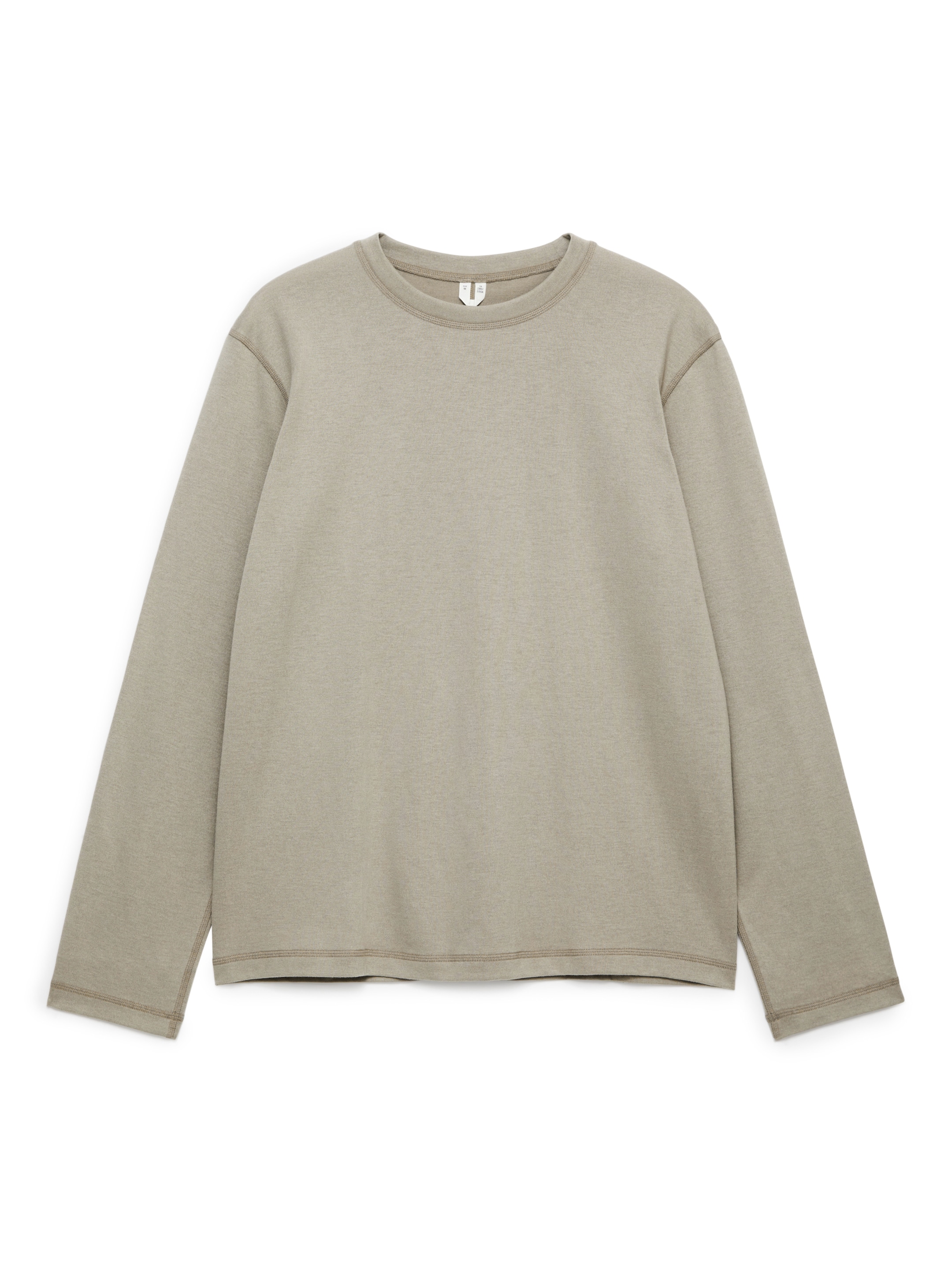 Top de sport à manches longues-Beige-12115