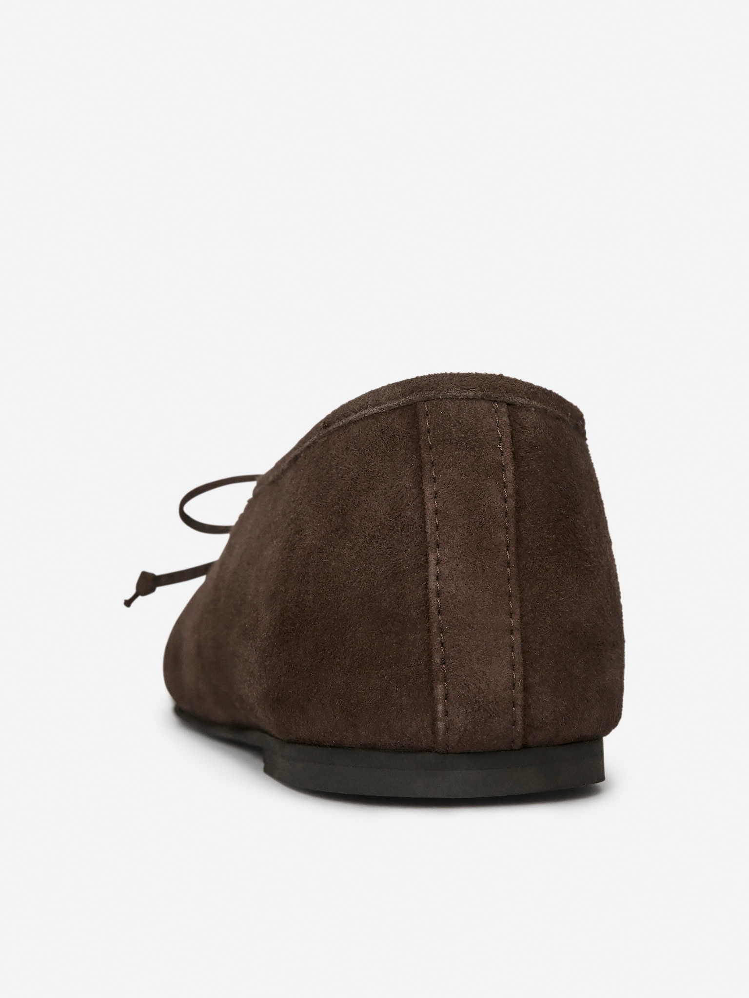 Suede Ballerina - Brown - 3