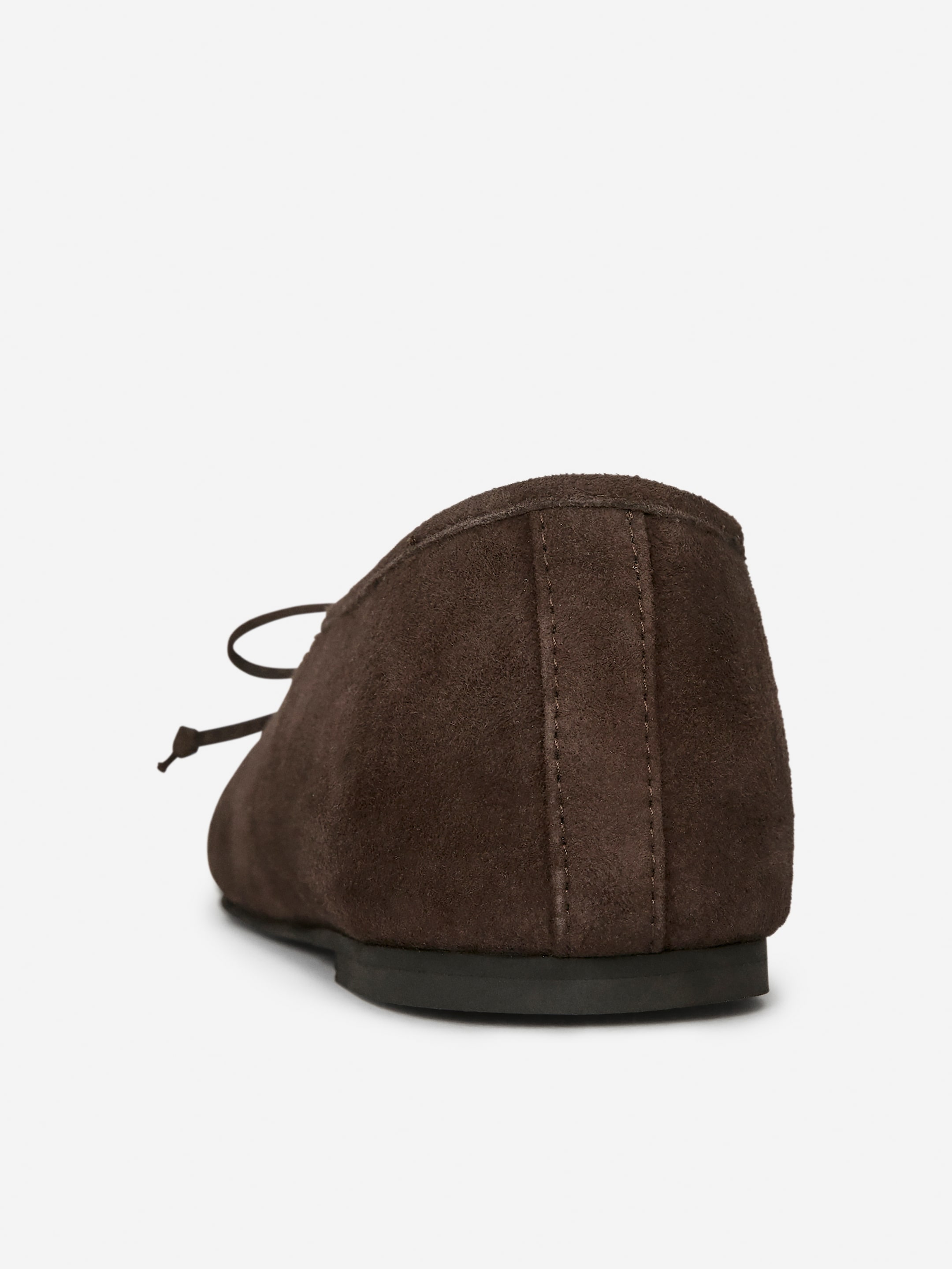 Visualizza immagine più grande: Ballerine in pelle scamosciata - Marrone - DONNA | H&M IT 4