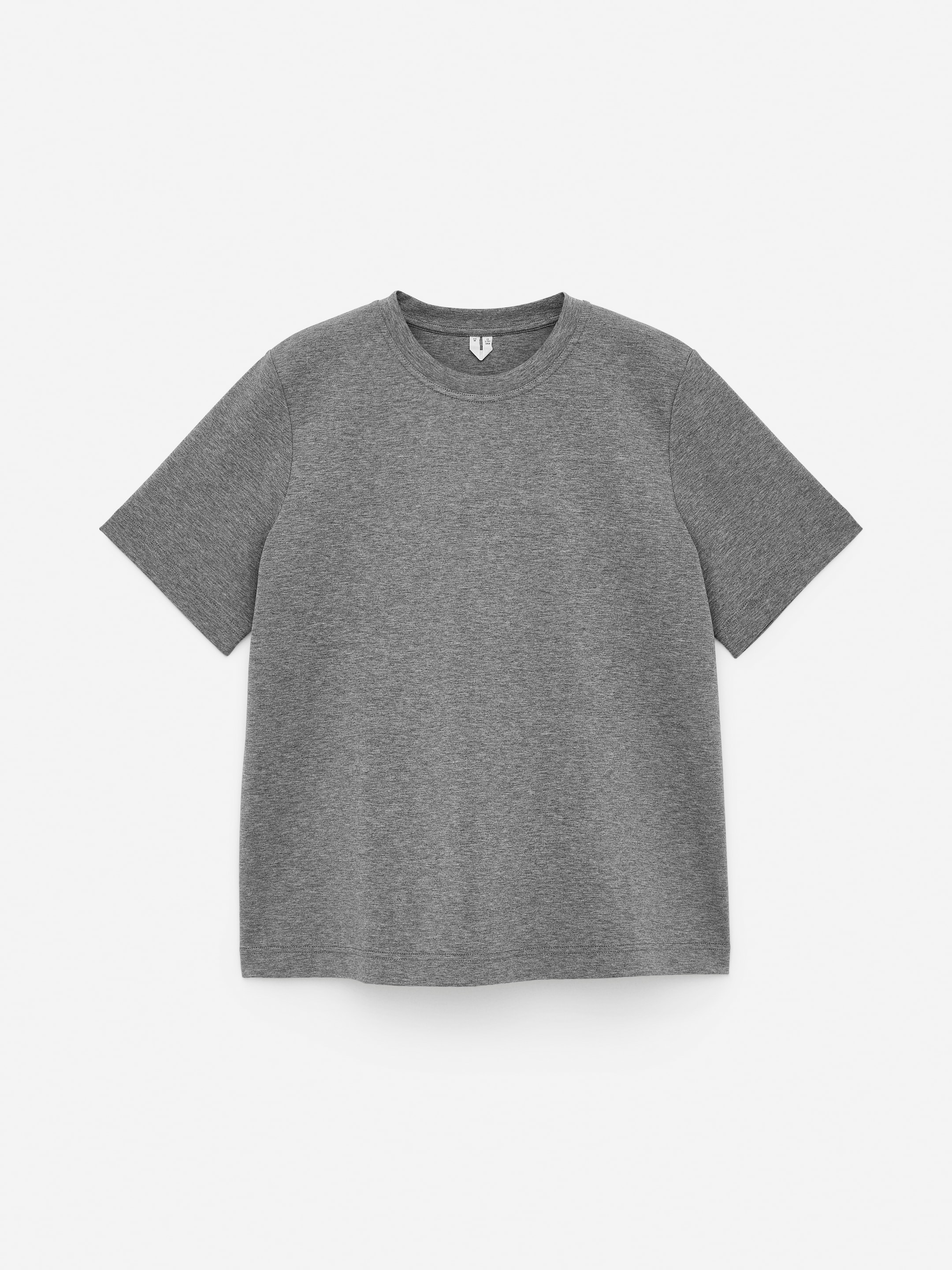 Signature Constructed T-Shirt-Grey-4895
