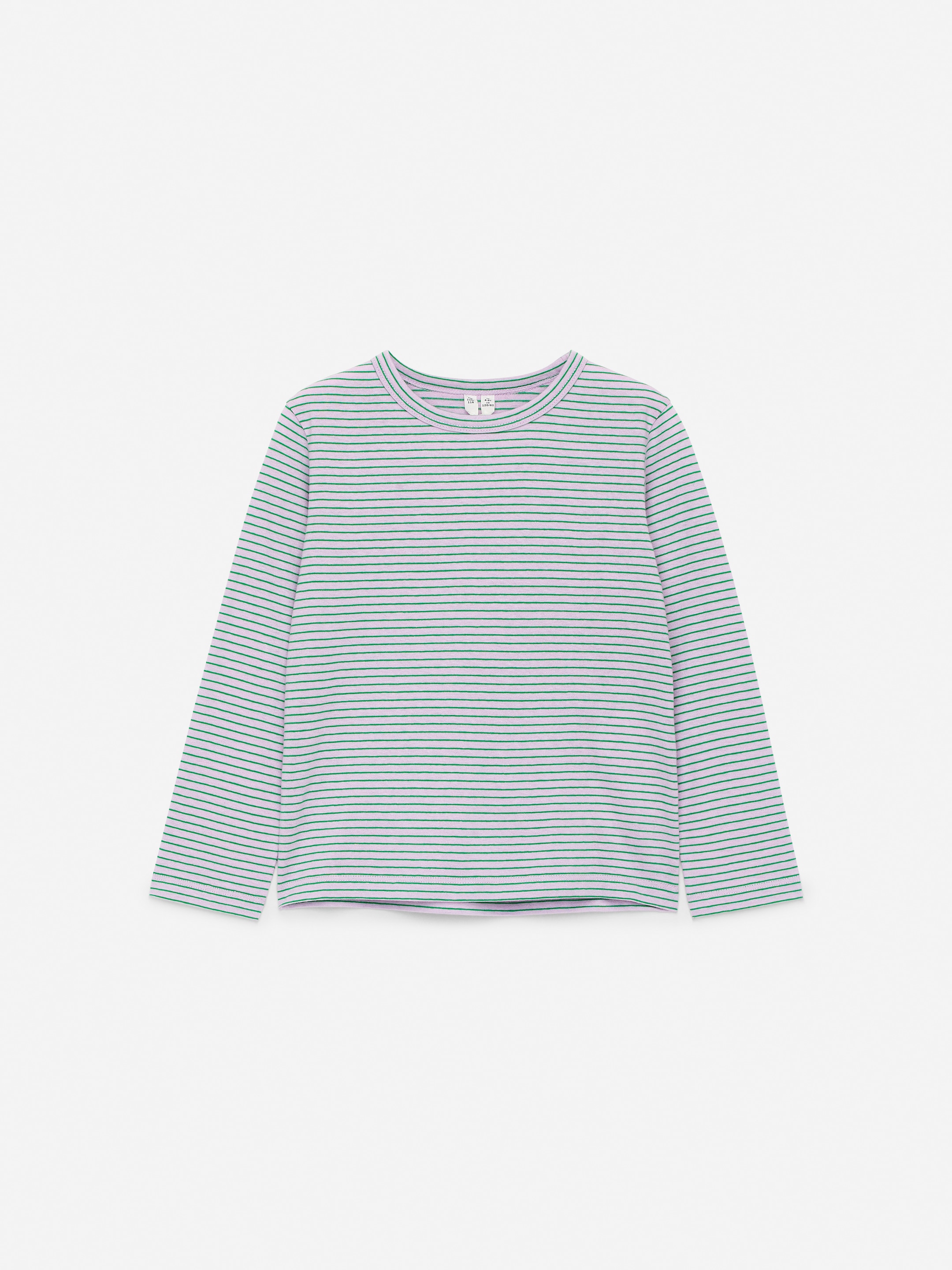Visualizza immagine più grande: T-shirt a maniche lunghe in cotone - Viola/Verde - BAMBINO | H&M IT 1