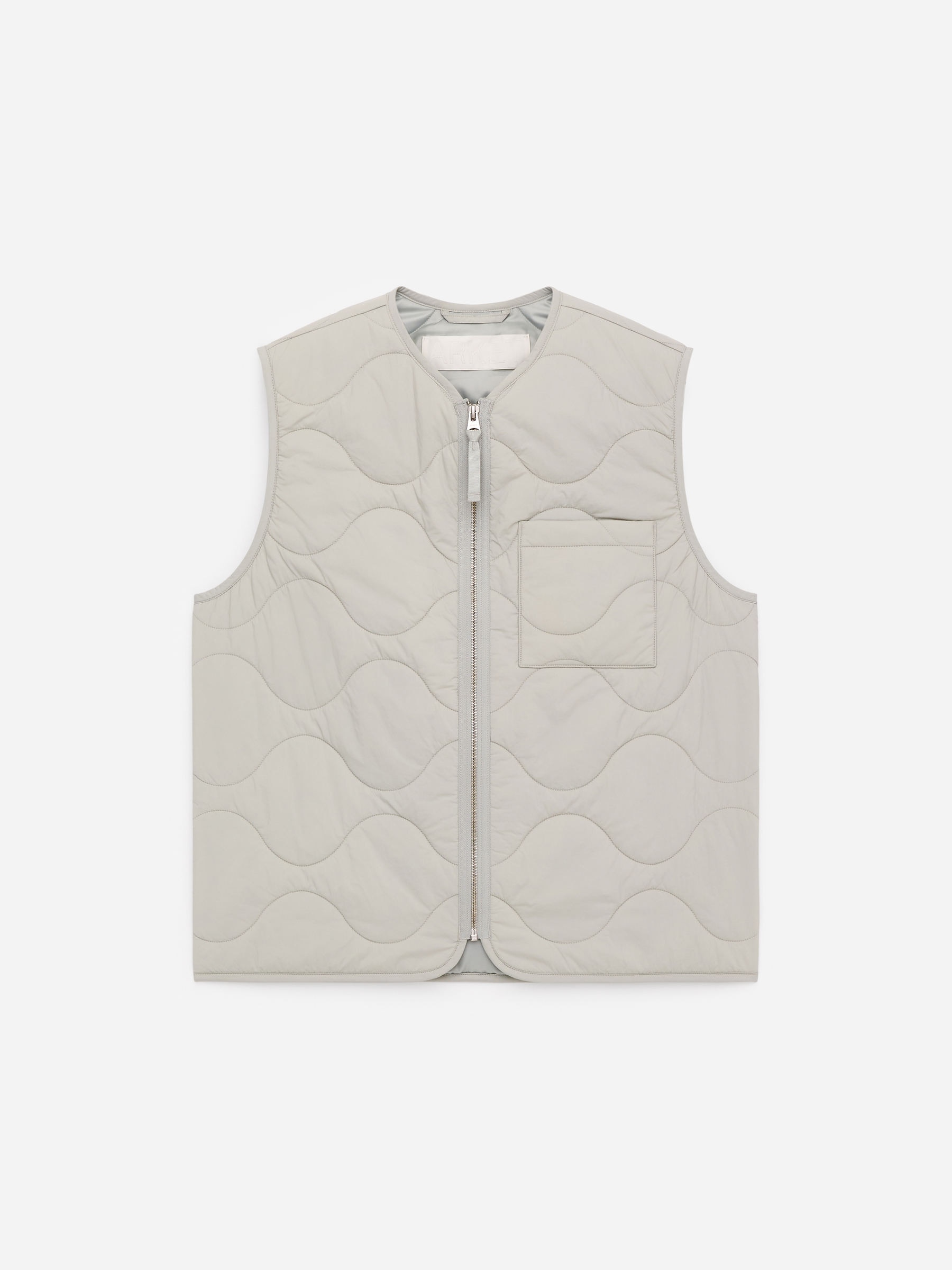 2-in-1 Quilted Liner Vest - Light Grey - Regular fit - Men - StillMedia/DescriptiveStillLife - 2