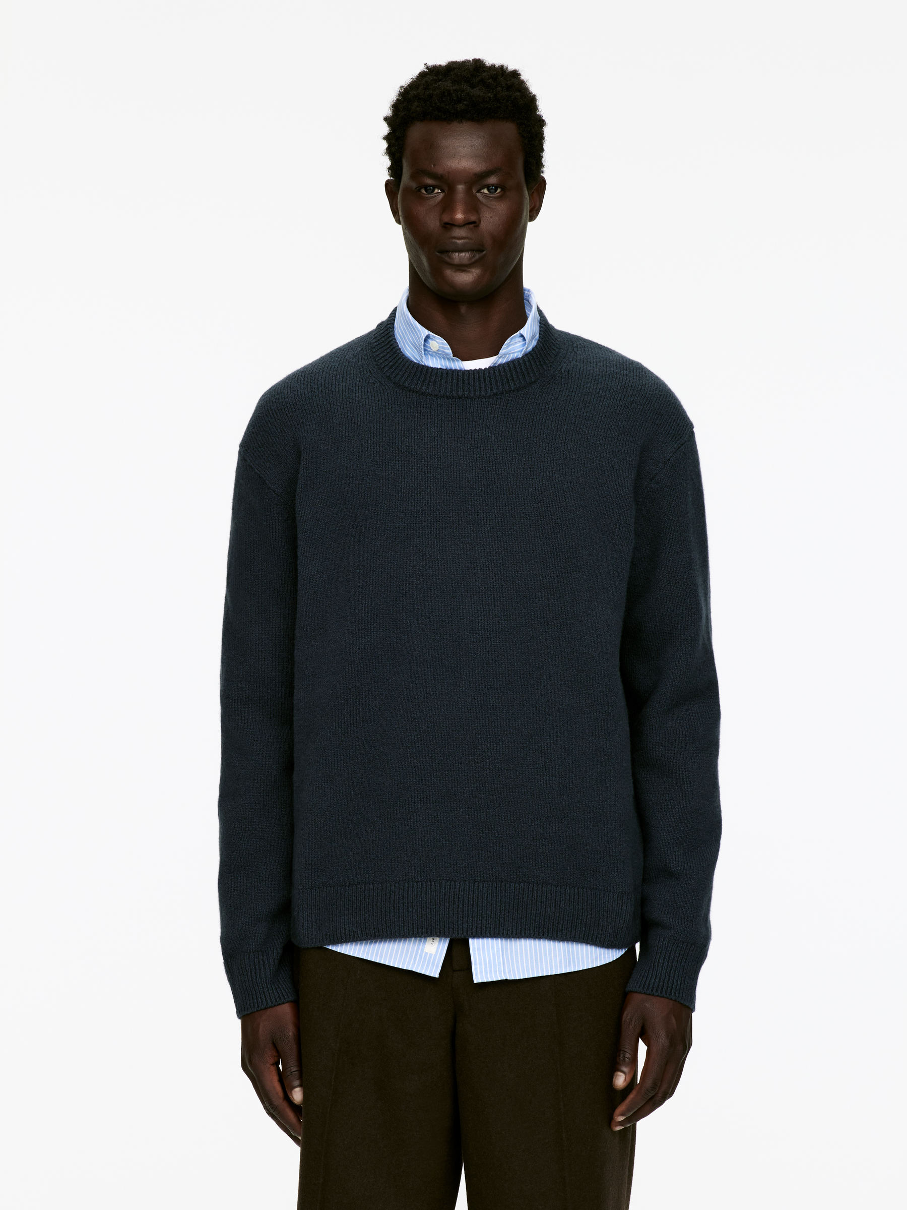 Cotton-Blend Jumper - Dark Grey - Loose fit - Men - StillMedia/Lookbook - 5