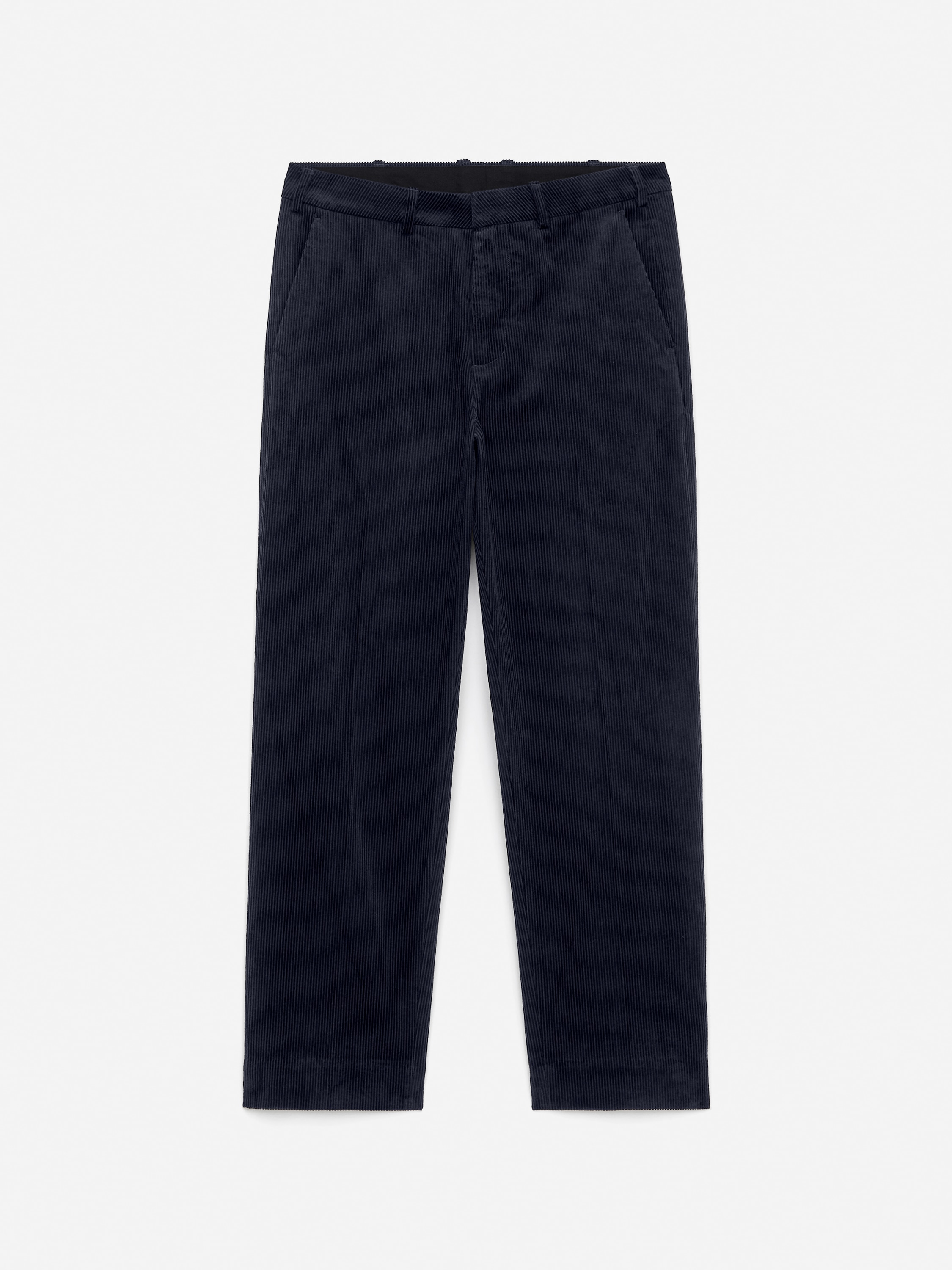 Corduroy Trousers - Dark Blue/Black