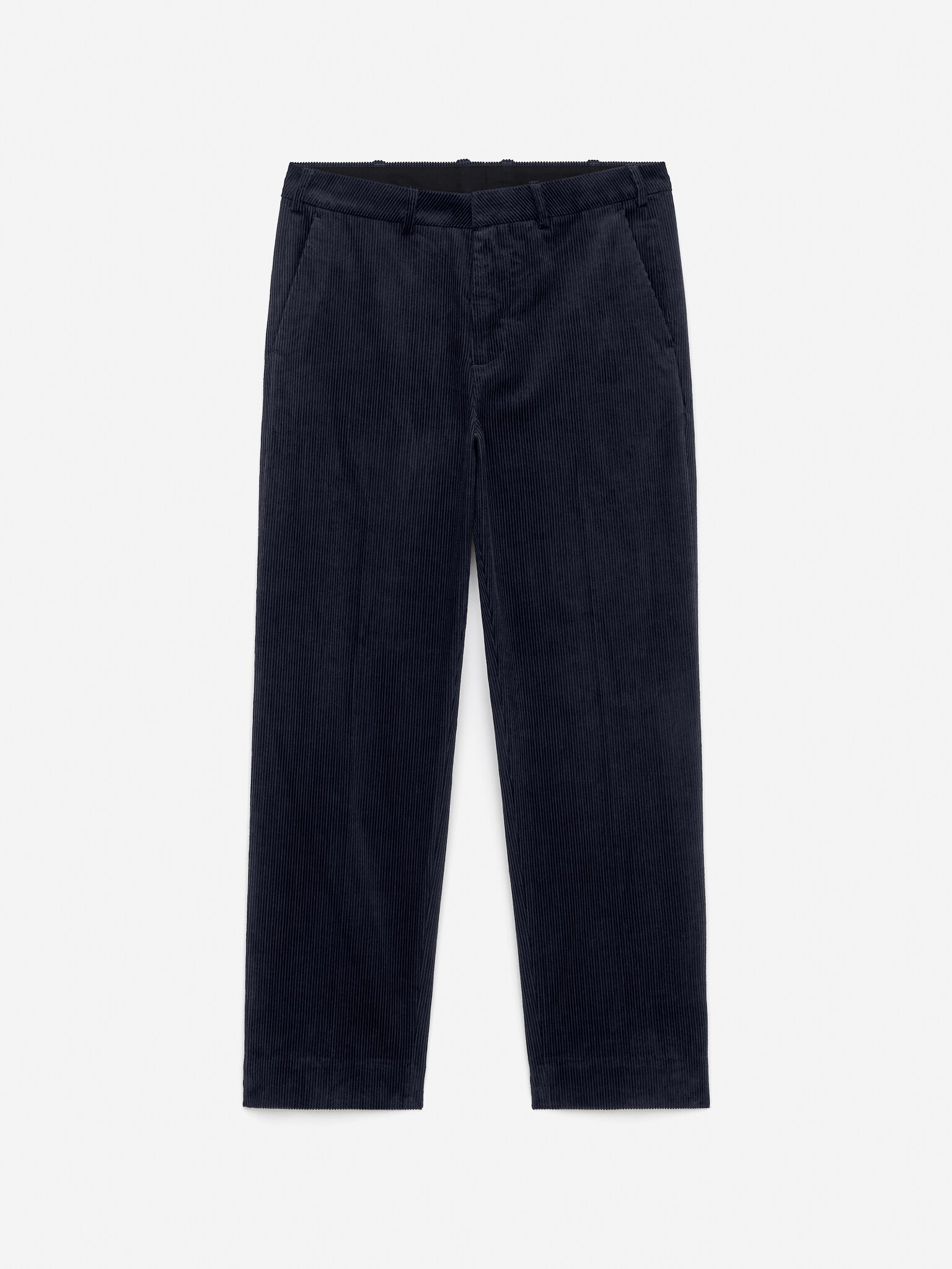 Corduroy Trousers - Dark Blue/Black - 2