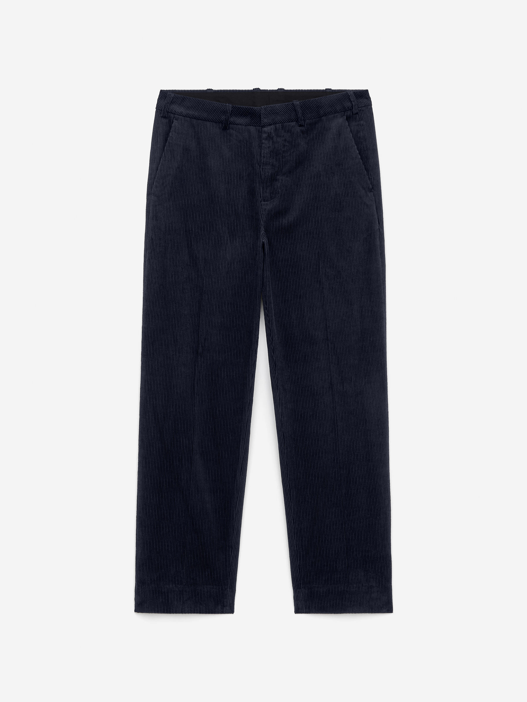 Corduroy Trousers-Blue-13348