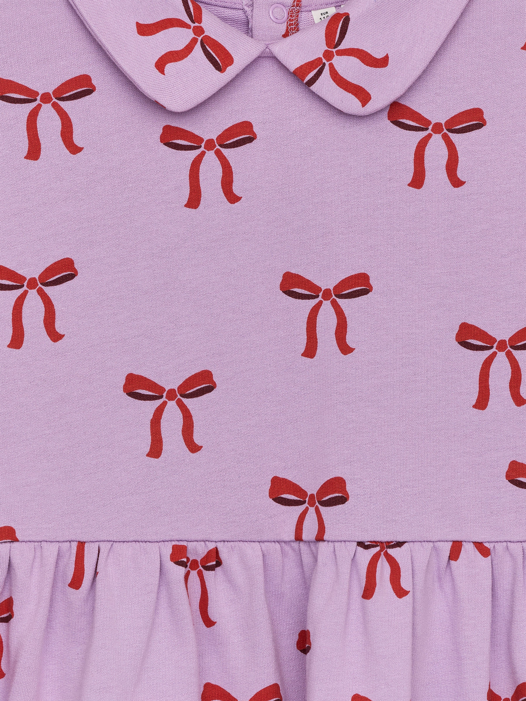 Cotton Sweatshirt Dress - Lilac - Regular fit - Children - StillMedia/DescriptiveDetail - 1